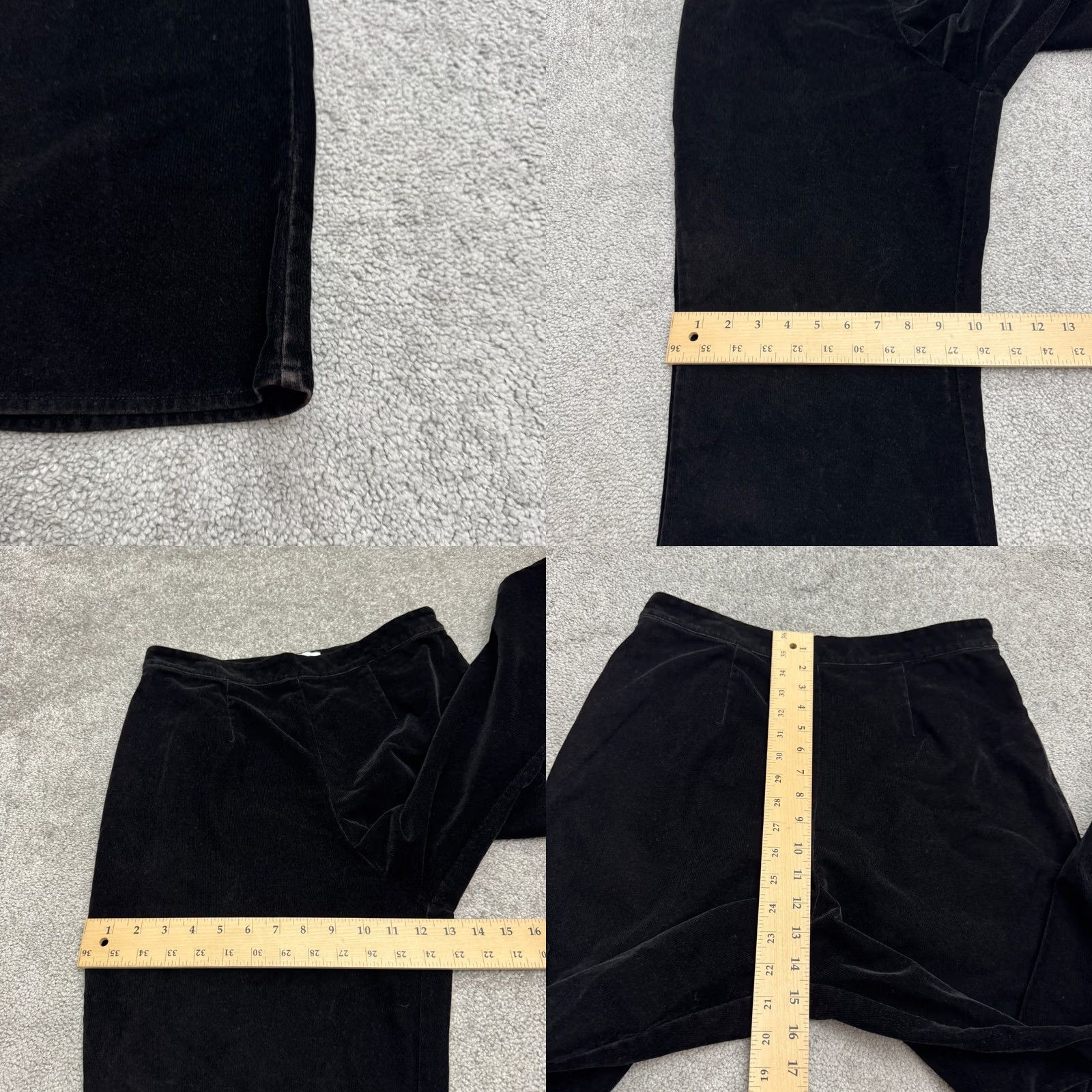 Urban Outfitters Urban Outfitters Corduroy Wide Leg Trouser Pants Womens Large Black High Rise Size 36" / US 14 / IT 50 - 9 Thumbnail
