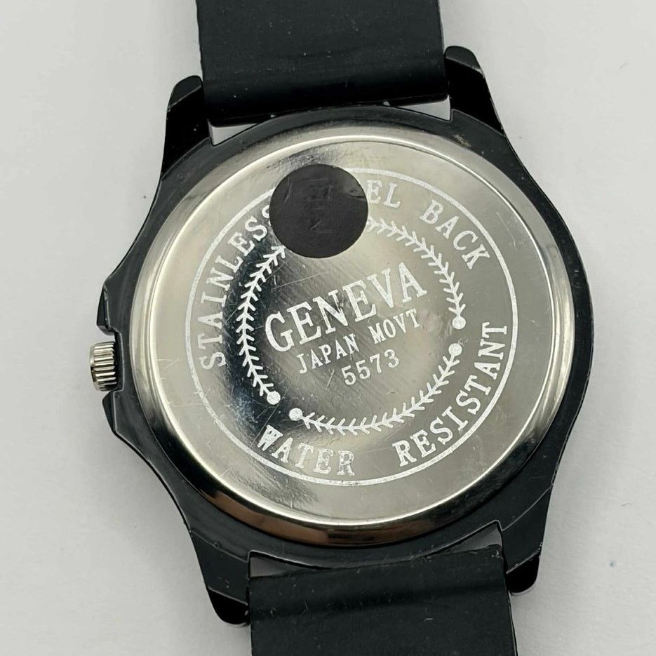 Geneva Black Geneva Men’s Watch Size ONE SIZE - 5 Thumbnail