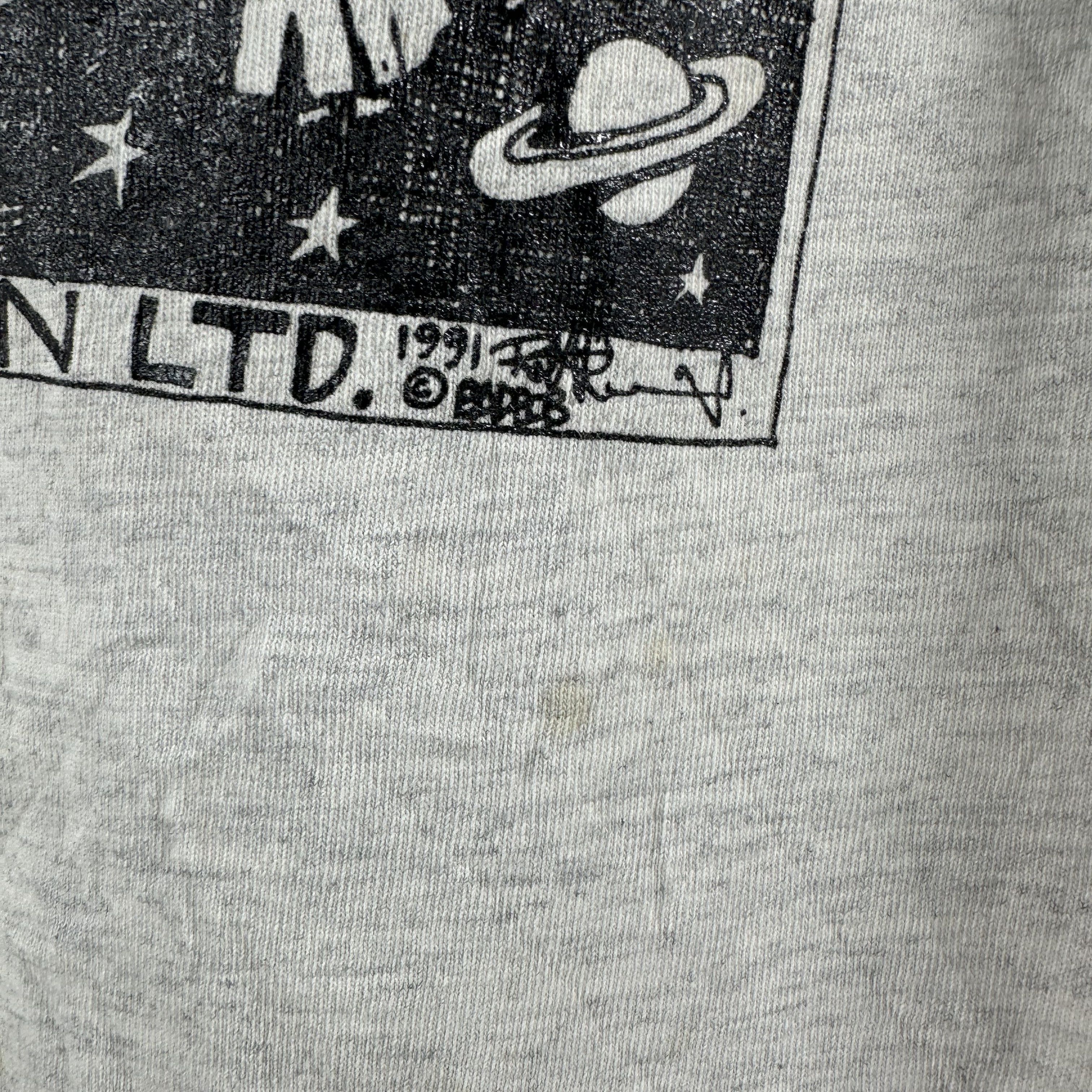 Vintage ​​Vintage 1991 Bad Bob Screaming A Message From God Art Tee Size US XL / EU 56 / 4 - 4 Thumbnail