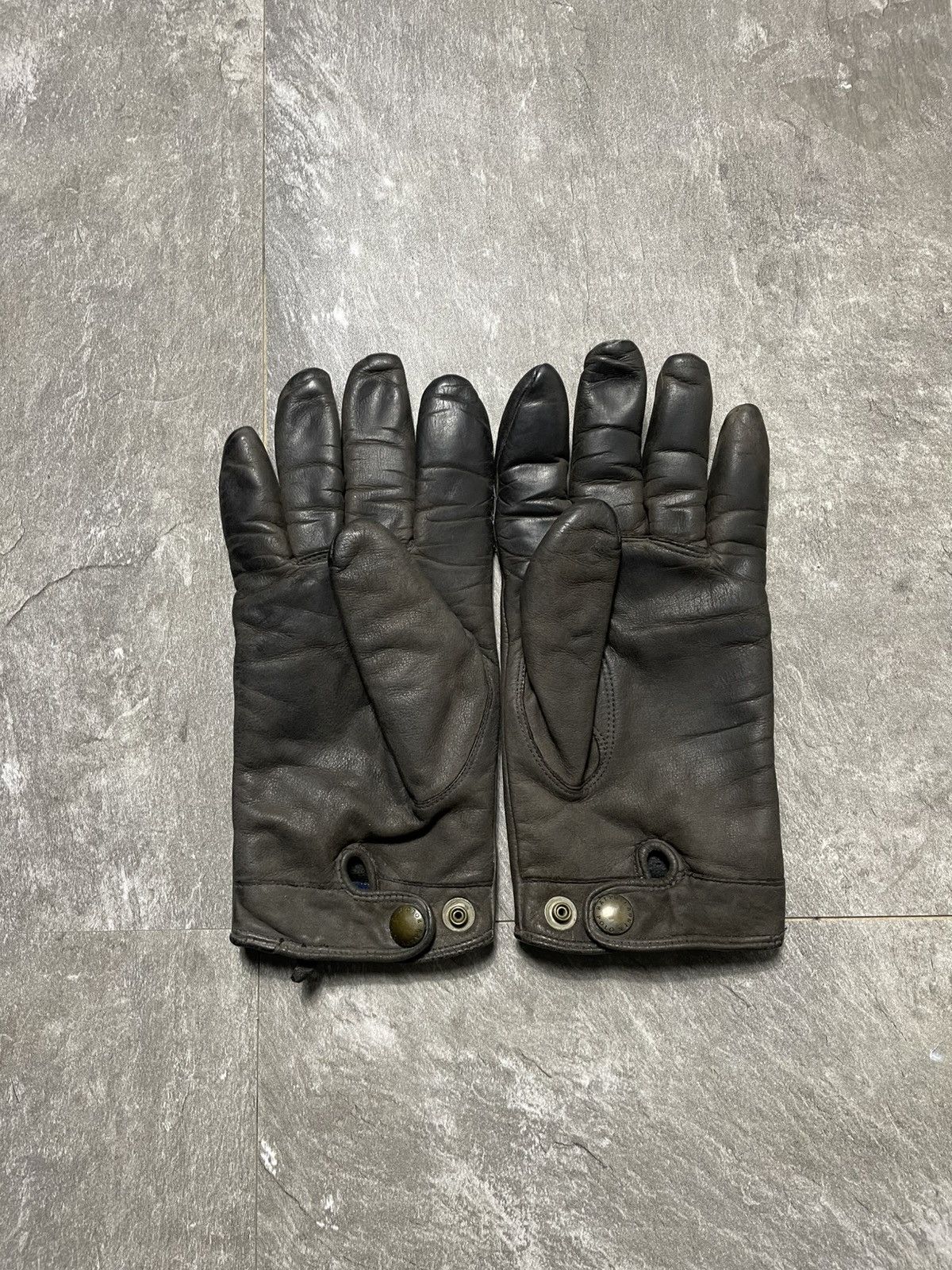 Polo Ralph Lauren Polo Ralph Lauren Vintage 90s Leather Gloves Rare Size ONE SIZE - 4 Thumbnail