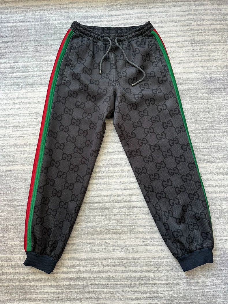 Gucci Gucci Size S Letter-printed full-print trousers size S 2501 Size US 30 / EU 46 - 1 Thumbnail