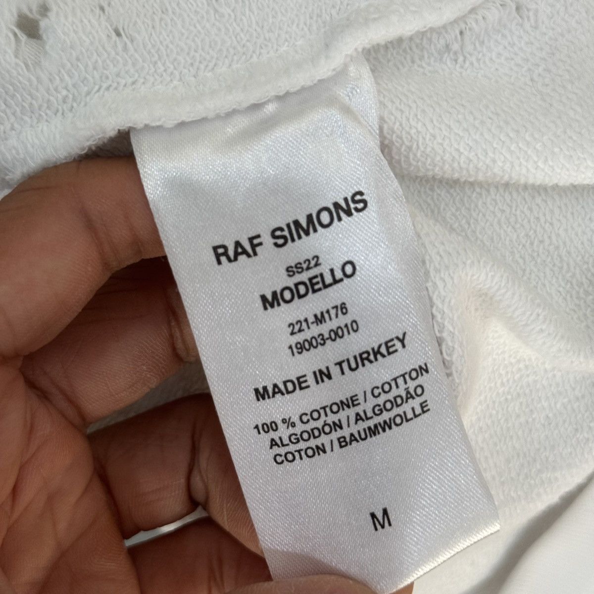 Raf Simons RAF SIMONS 2022SS Fallen Angel hoodie-DMC99 Size US M / EU 48-50 / 2 - 5 Thumbnail