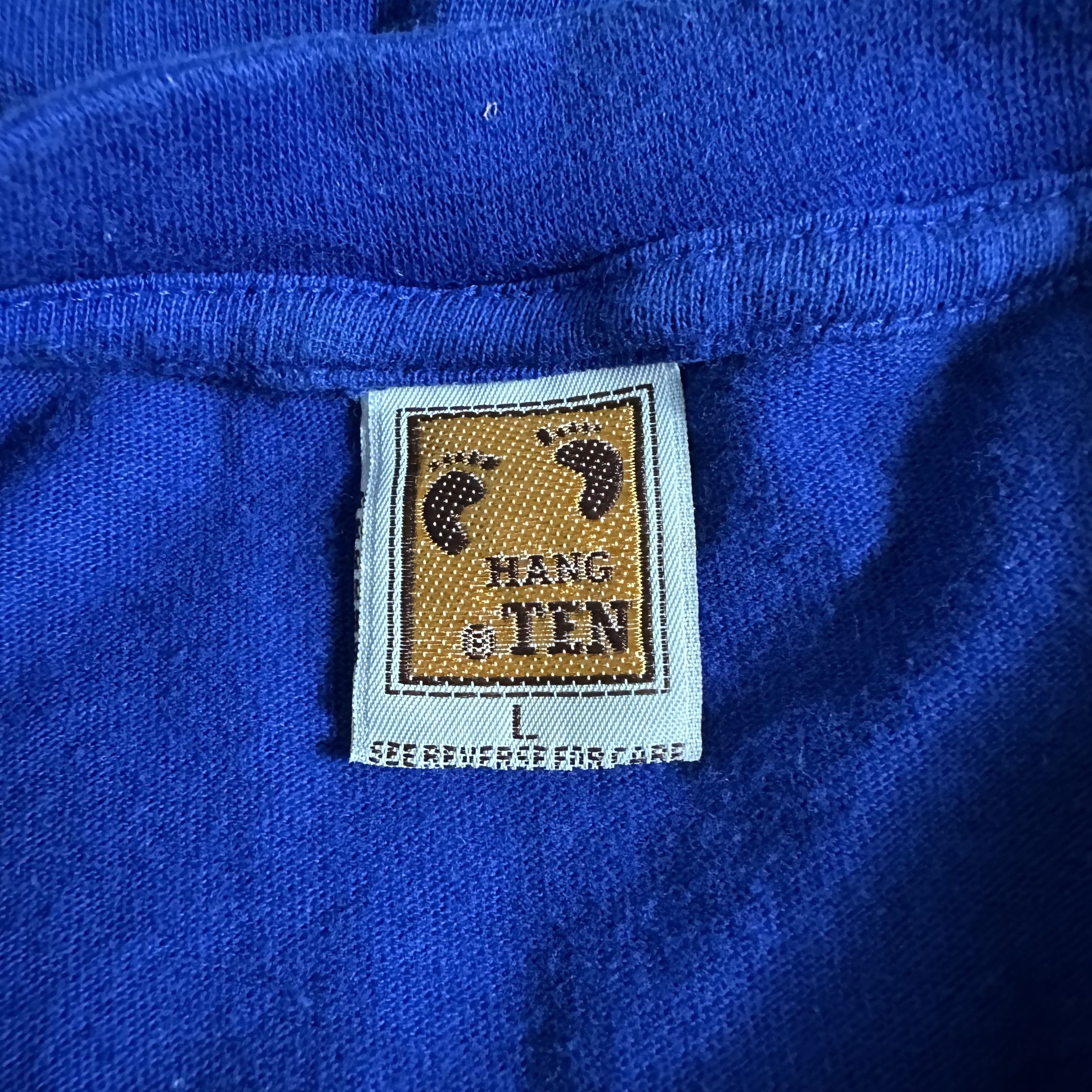 Hang Ten 🔥RARE🔥Vintage Hang Ten Surf Spell Out T-shirt Size US L / EU 52-54 / 3 - 4 Thumbnail