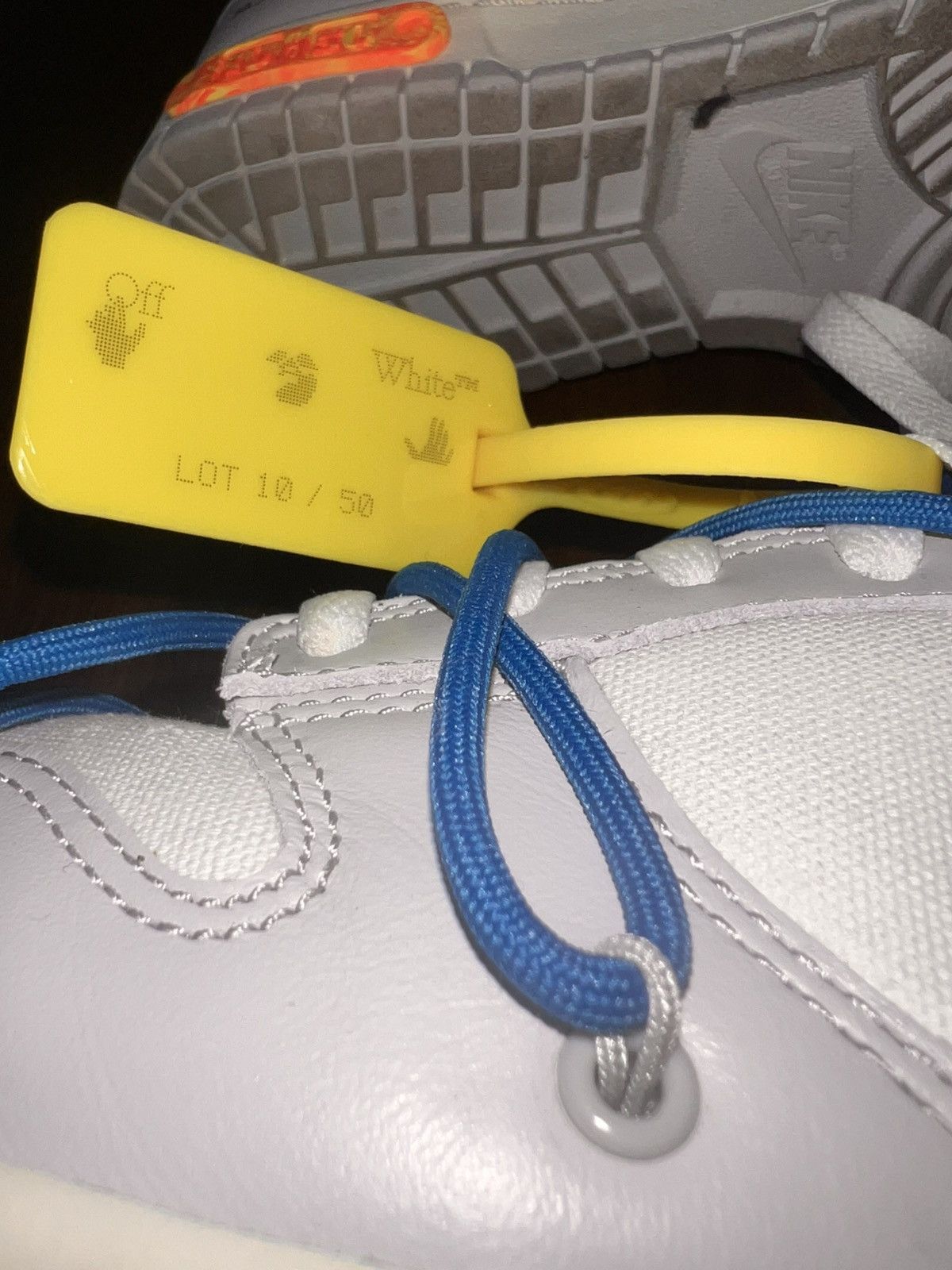 Nike × Off-White Nike Dunk Low / Off white Lot #10 Size US 10.5 / EU 43-44 - 4 Thumbnail