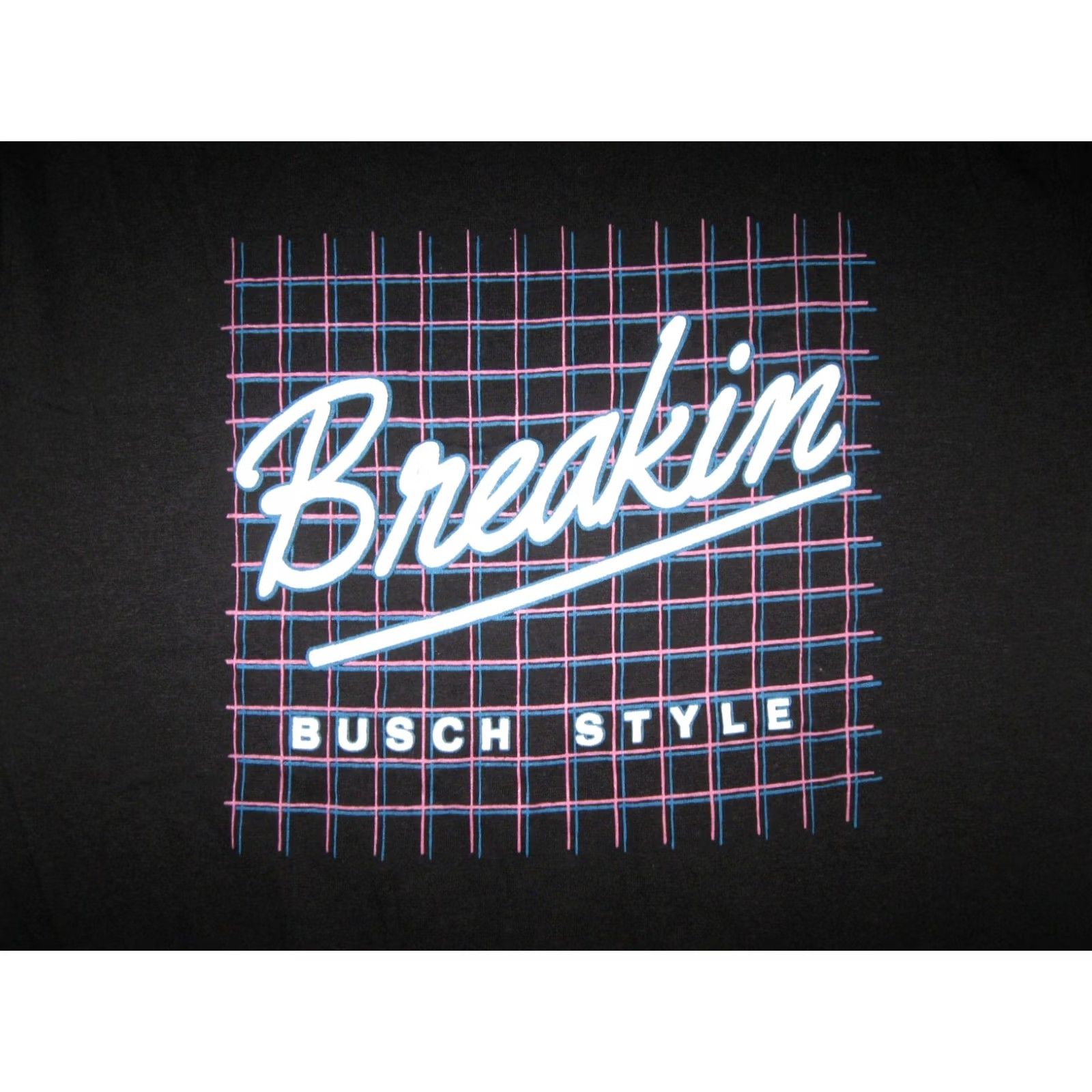 Vintage VINTAGE Artex Jostens Breakin Busch Style T Shirt Mens Medium Black 80s Graphic Print Logo 80s Mens Size US M / EU 48-50 / 2 - 3 Thumbnail