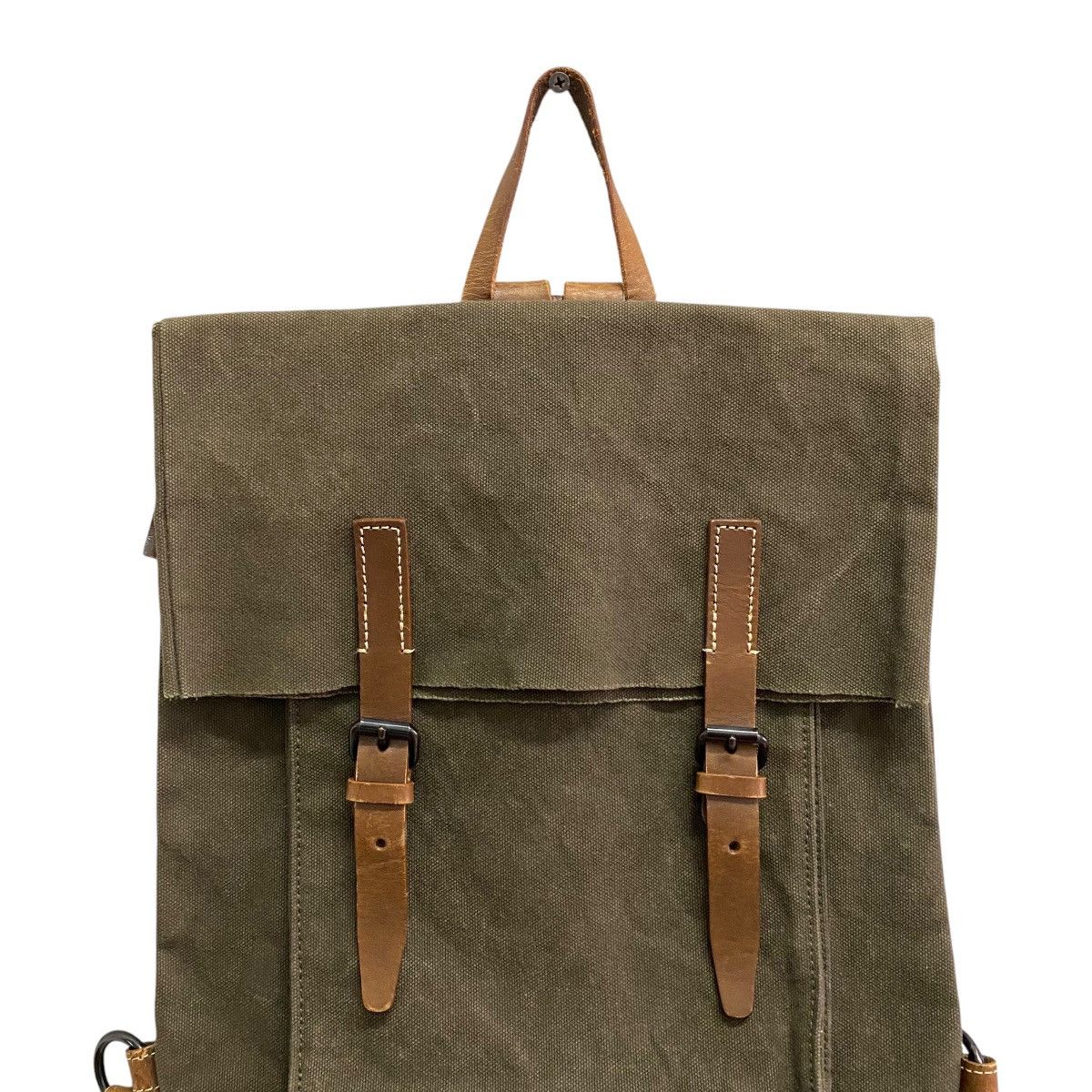 Designer × Japanese Brand × Vintage Baggy Port Backpack Heavy Canvas Size ONE SIZE - 3 Thumbnail