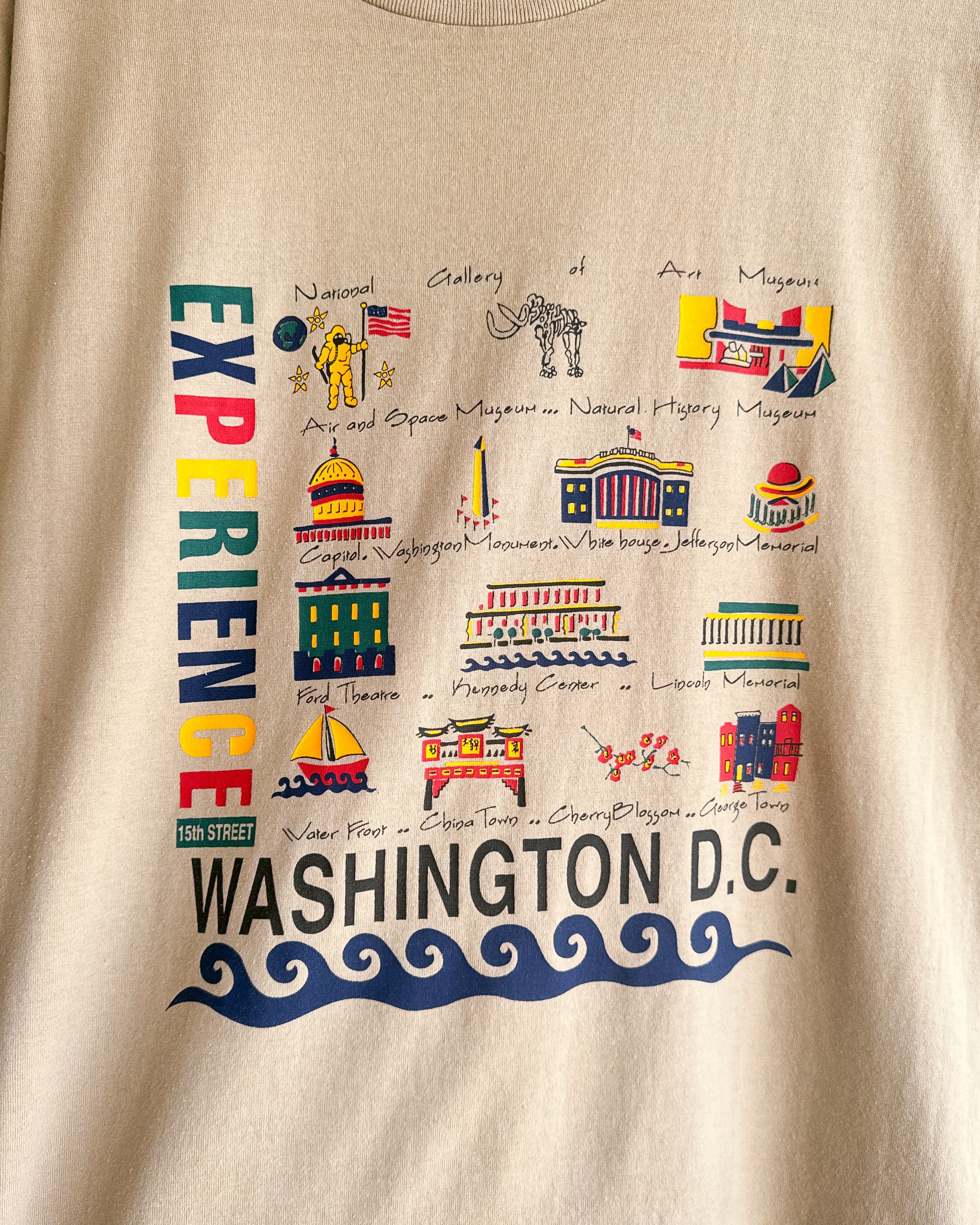 Vintage Vintage Experience Washington DC Destination T Shirt Men's L Size US L / EU 52-54 / 3 - 2 Thumbnail