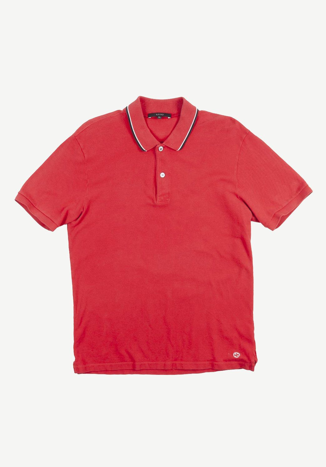 image of Gucci Men Polo T Shirt, Xl, S649 in Red