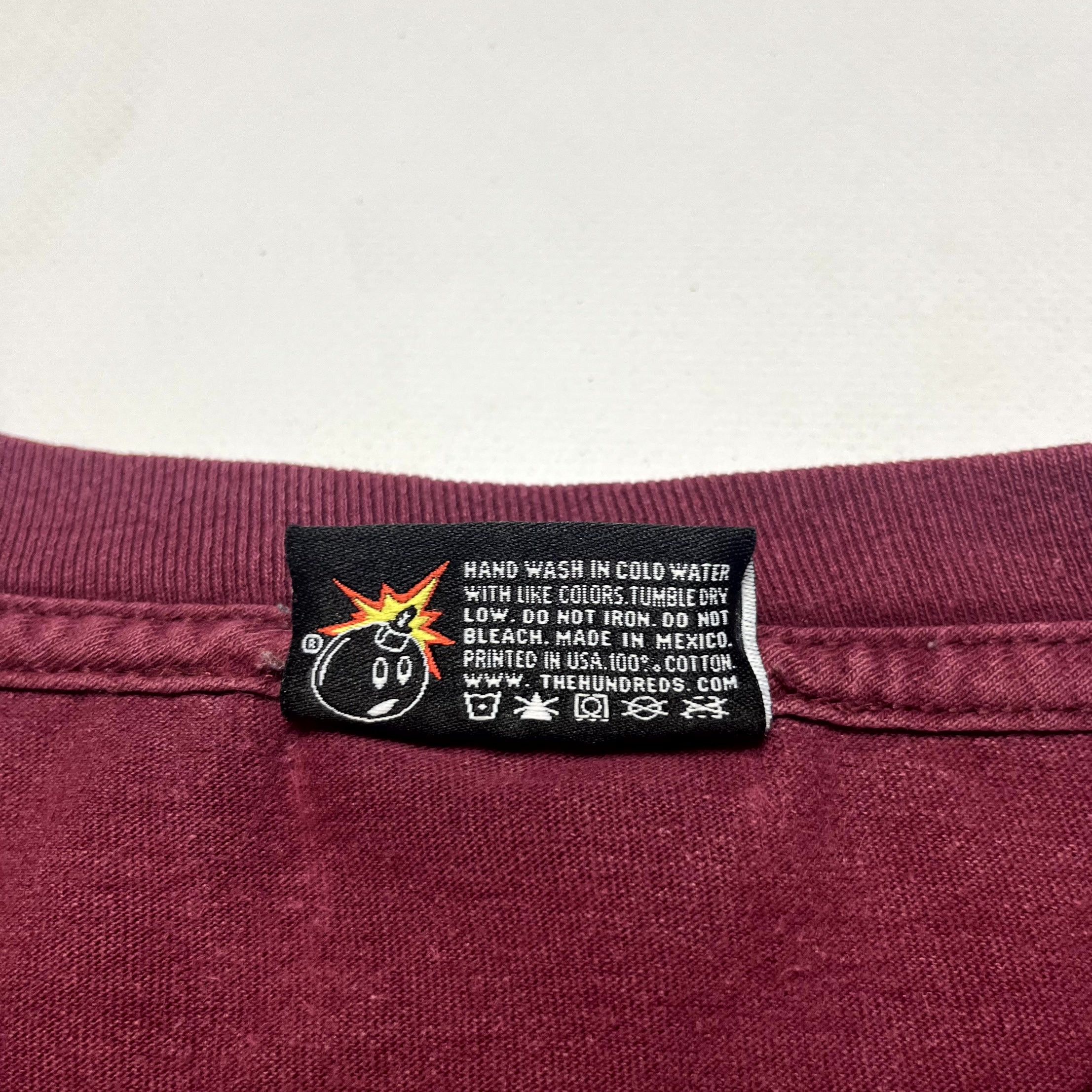 The Hundreds Share Vintage The Hundreds Spellout Red T-Shirt Size M Size US M / EU 48-50 / 2 - 5 Thumbnail
