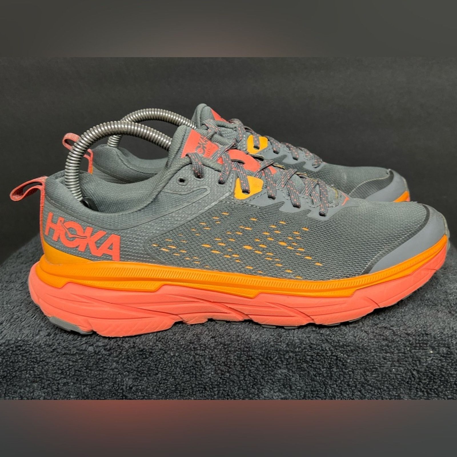 Hoka Hoka One One Womens Challenger ATR 6 Gray Running Shoes 7.5 Size US 7.5 / IT 37.5 - 4 Thumbnail