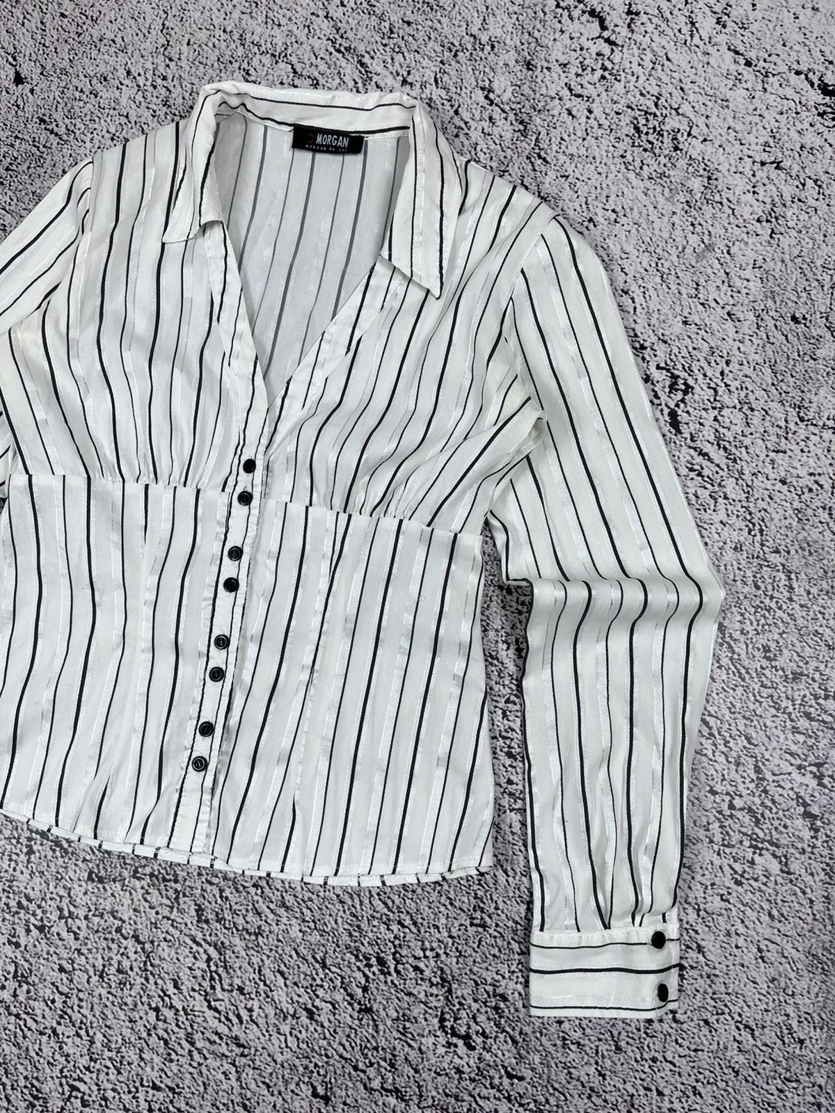 Morgan De Toi Vintage Morgan De Toi Shirt / Blouse AvantGarde Gothic Size S / US 4 / IT 40 - 3 Thumbnail