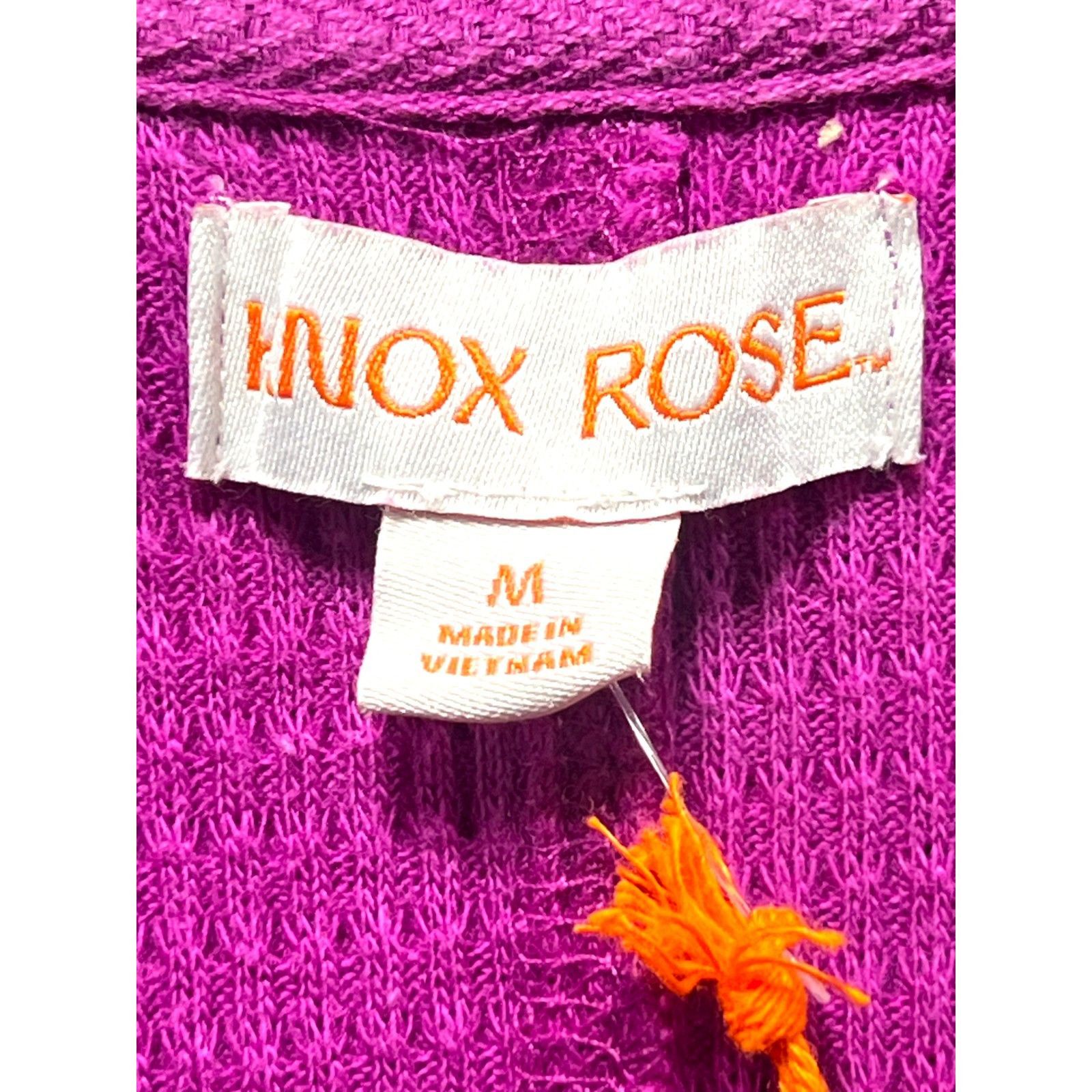 Other Knox Rose - Women's Long Sleeve Notch Neck Thermal Top - Pur Size M / US 6-8 / IT 42-44 - 12 Thumbnail
