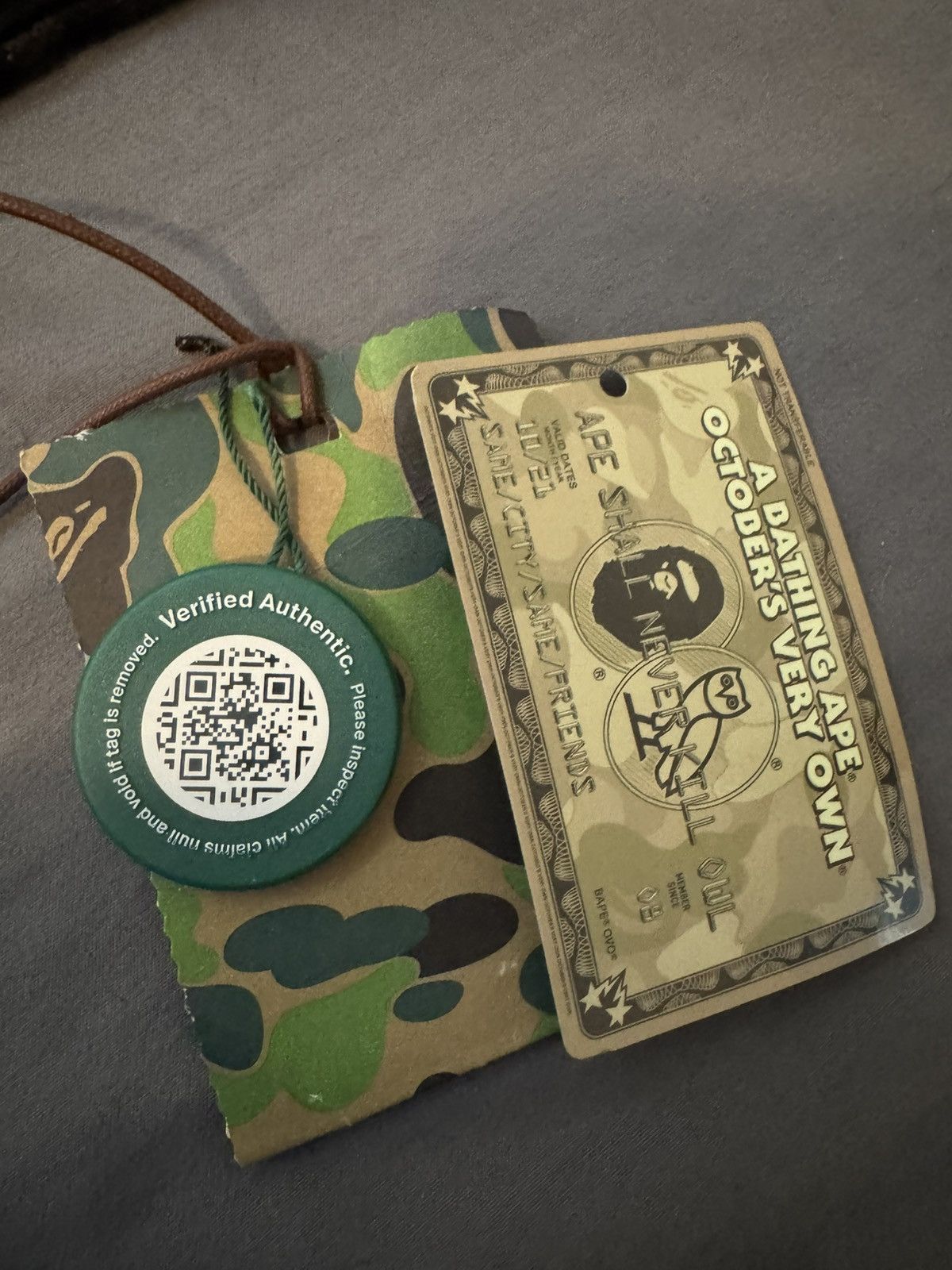 Bape × October's Very Own BAPE X OVO Woodland Camo Shark Reversible Balaclava Size ONE SIZE - 3 Thumbnail