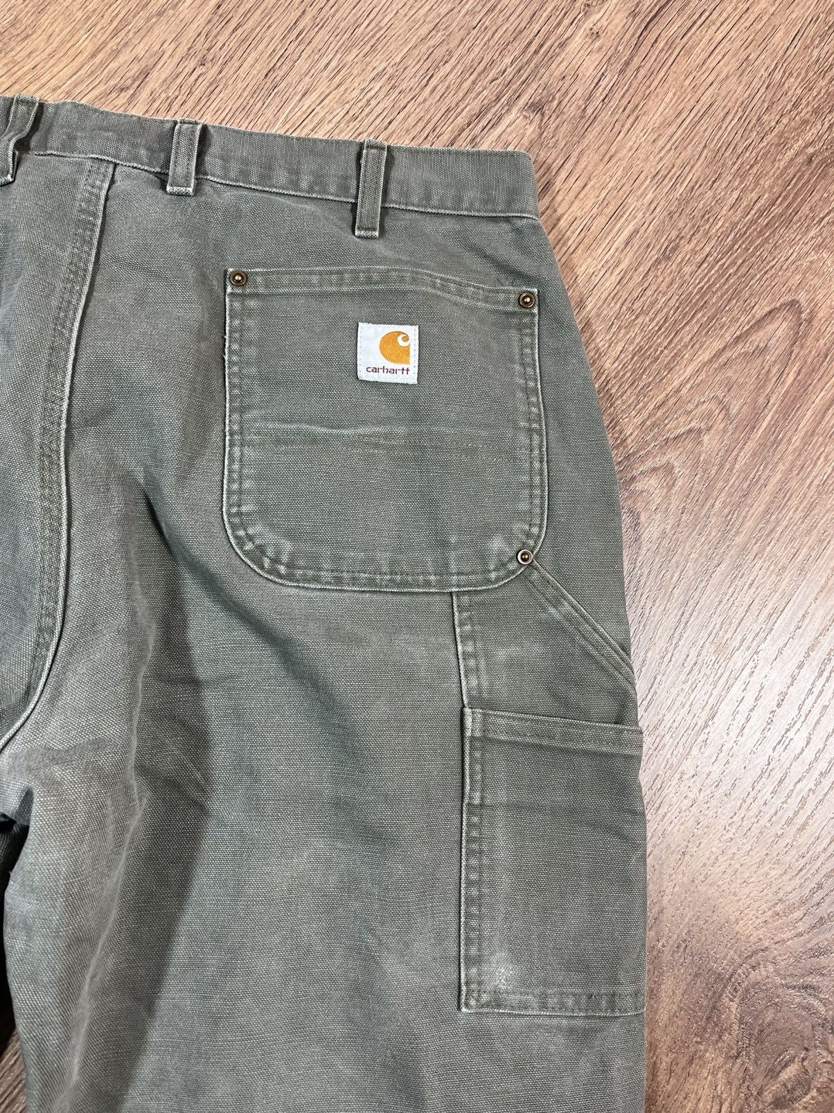 Carhartt Vintage Carhartt Green Double Knee Workwear Carpenter Pants Size US 38 / EU 54 - 14 Thumbnail