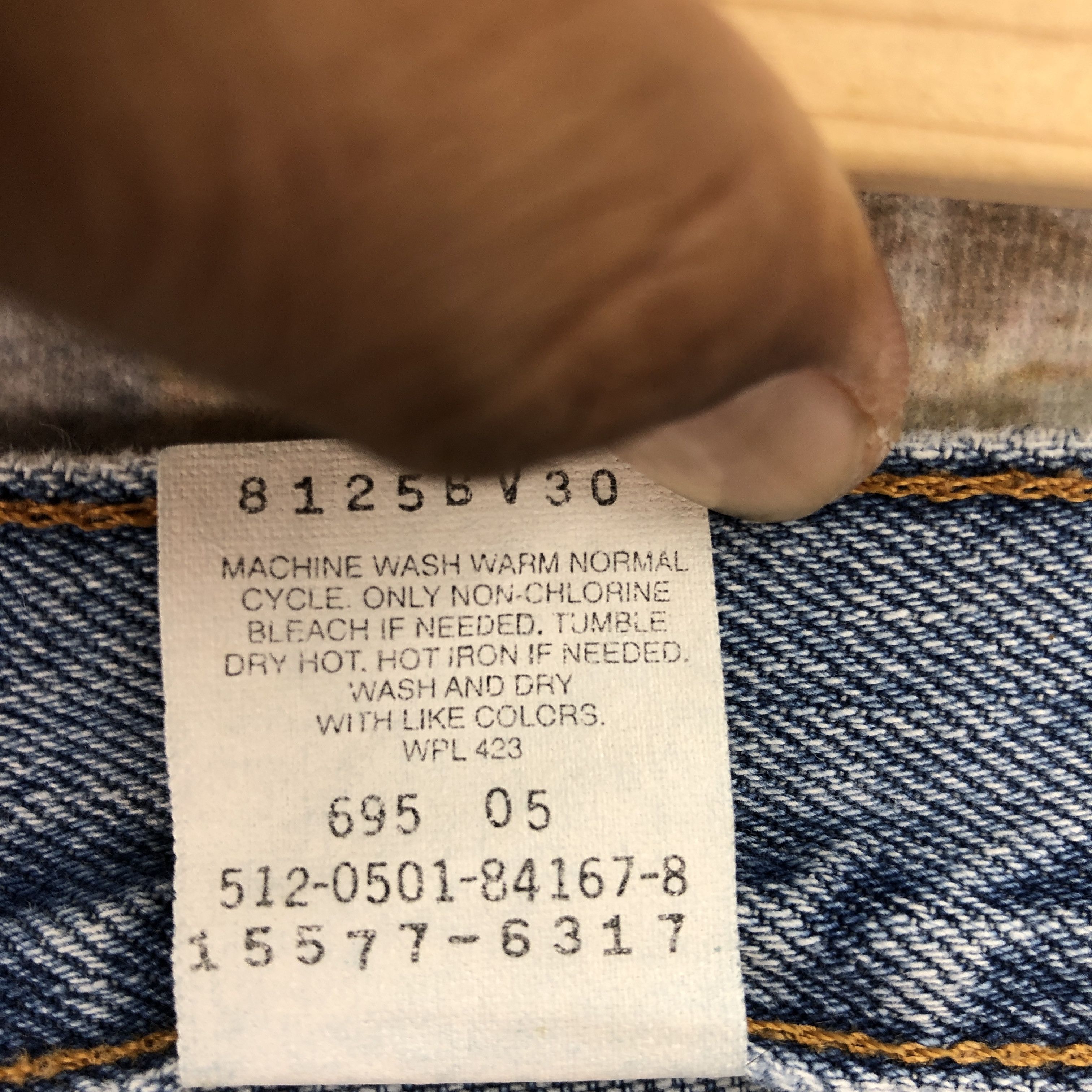 Levi's Vintage 90's Levis 577 Jeans Levi's Faded Light Wash Denim Size US 34 / EU 50 - 10 Thumbnail