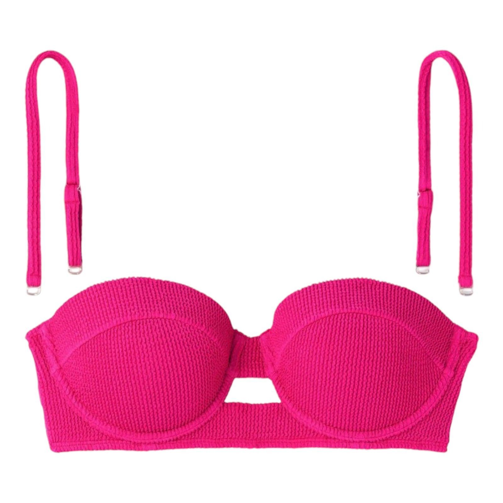Other Shade & Shore - Women's Pucker Textured Light Lift Bandeau B Size ONE SIZE - 3 Thumbnail