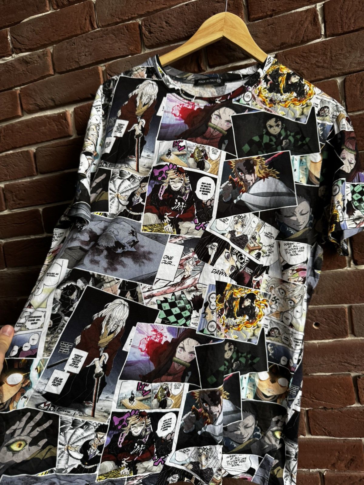 Anime Y2K Demon Slayer AOP Anime Japanese T-shirt Anime Size US L / EU 52-54 / 3 - 3 Thumbnail