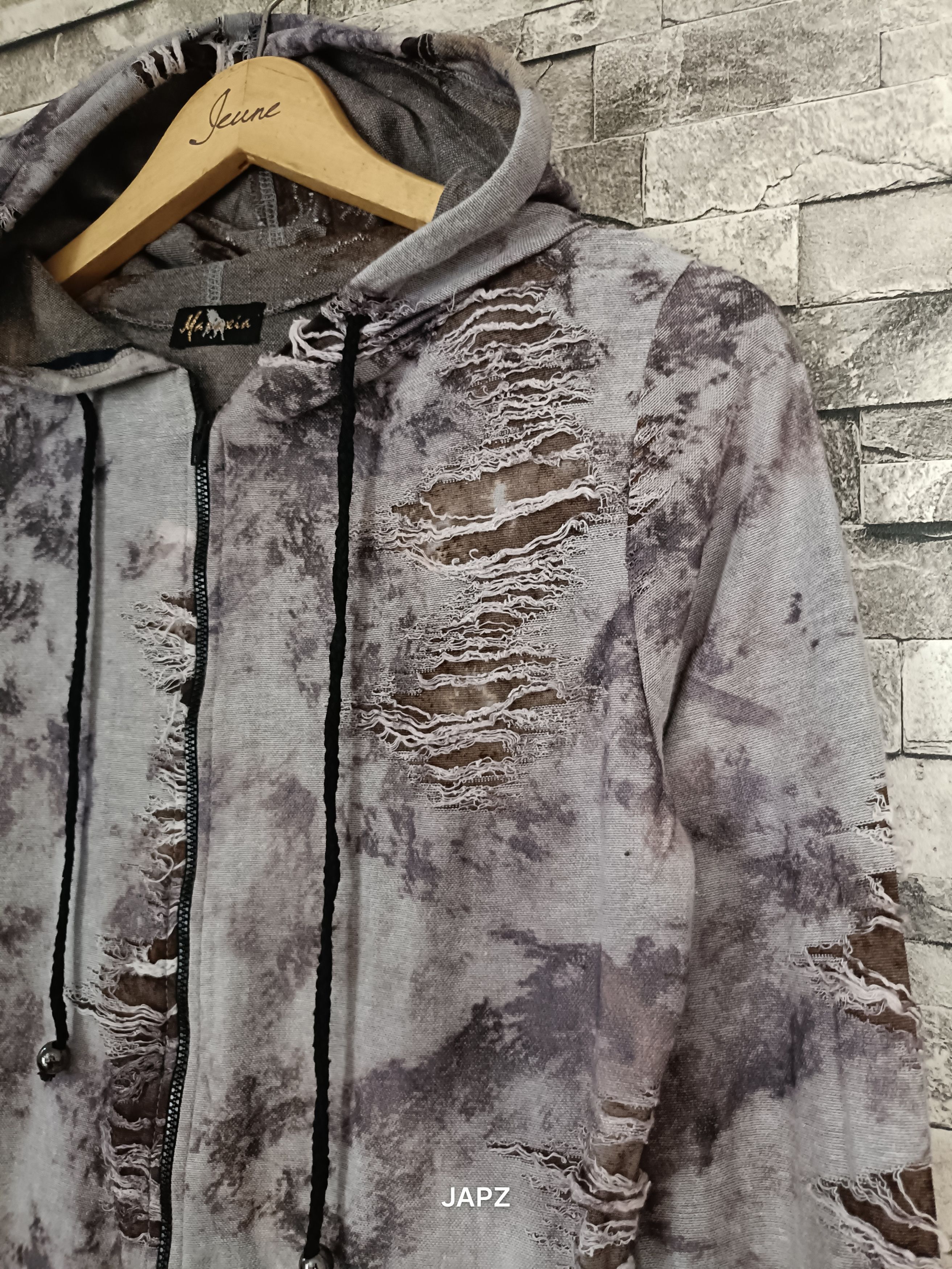 If Six Was Nine Vintage maraxia distressed visual KEI hoodie gothic punk Size M / US 6-8 / IT 42-44 - 2 Thumbnail