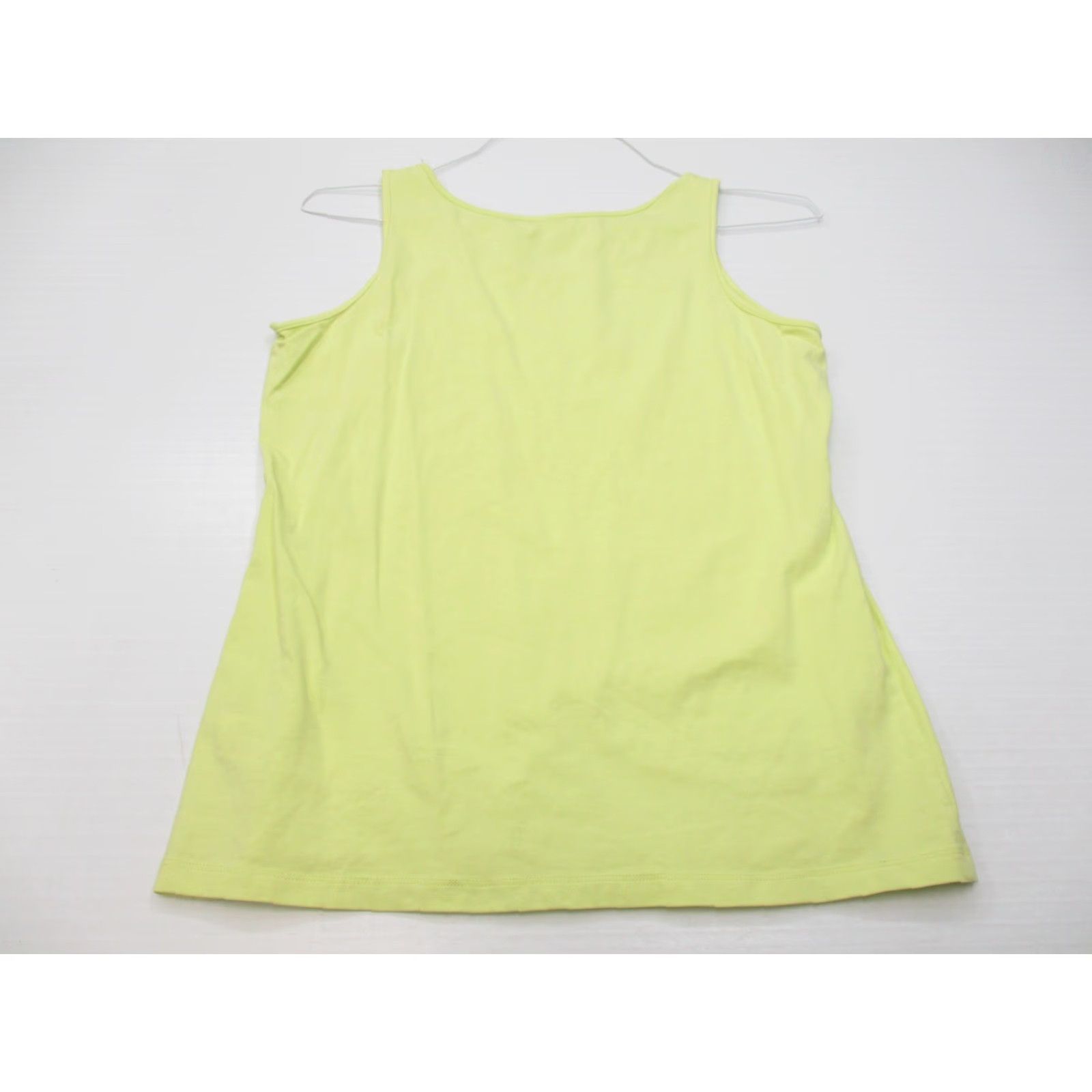 Pendleton Pendleton Women's Tank Top S Yellow Cotton Blend Sleeveless Round Neck Solid Stretch Shirt Size S / US 4 / IT 40 - 5 Thumbnail