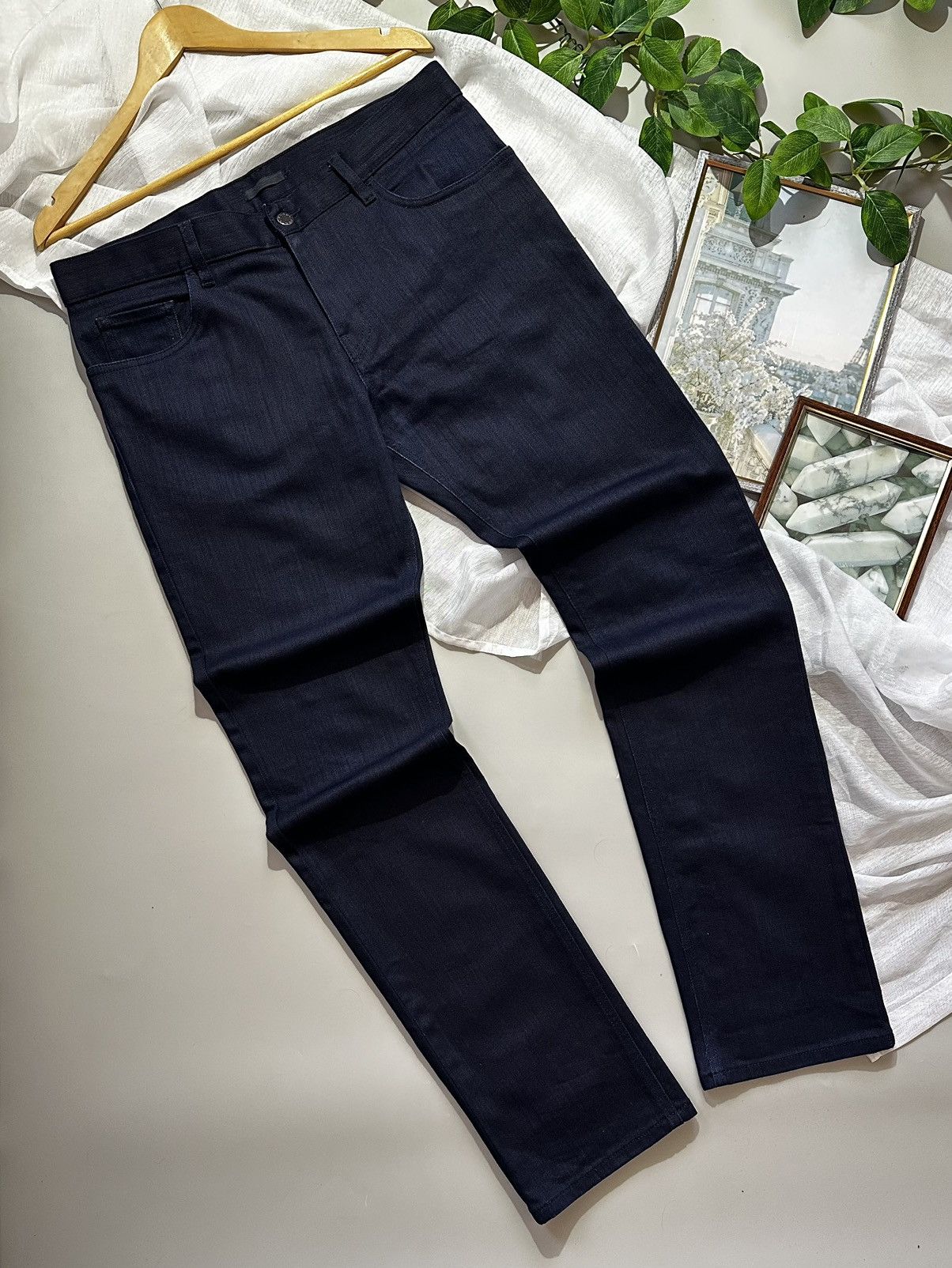 Prada Denim Jeans Prada Milano Dark Indigo Blue Navy Indigo Size US 34 / EU 50 - 9 Thumbnail