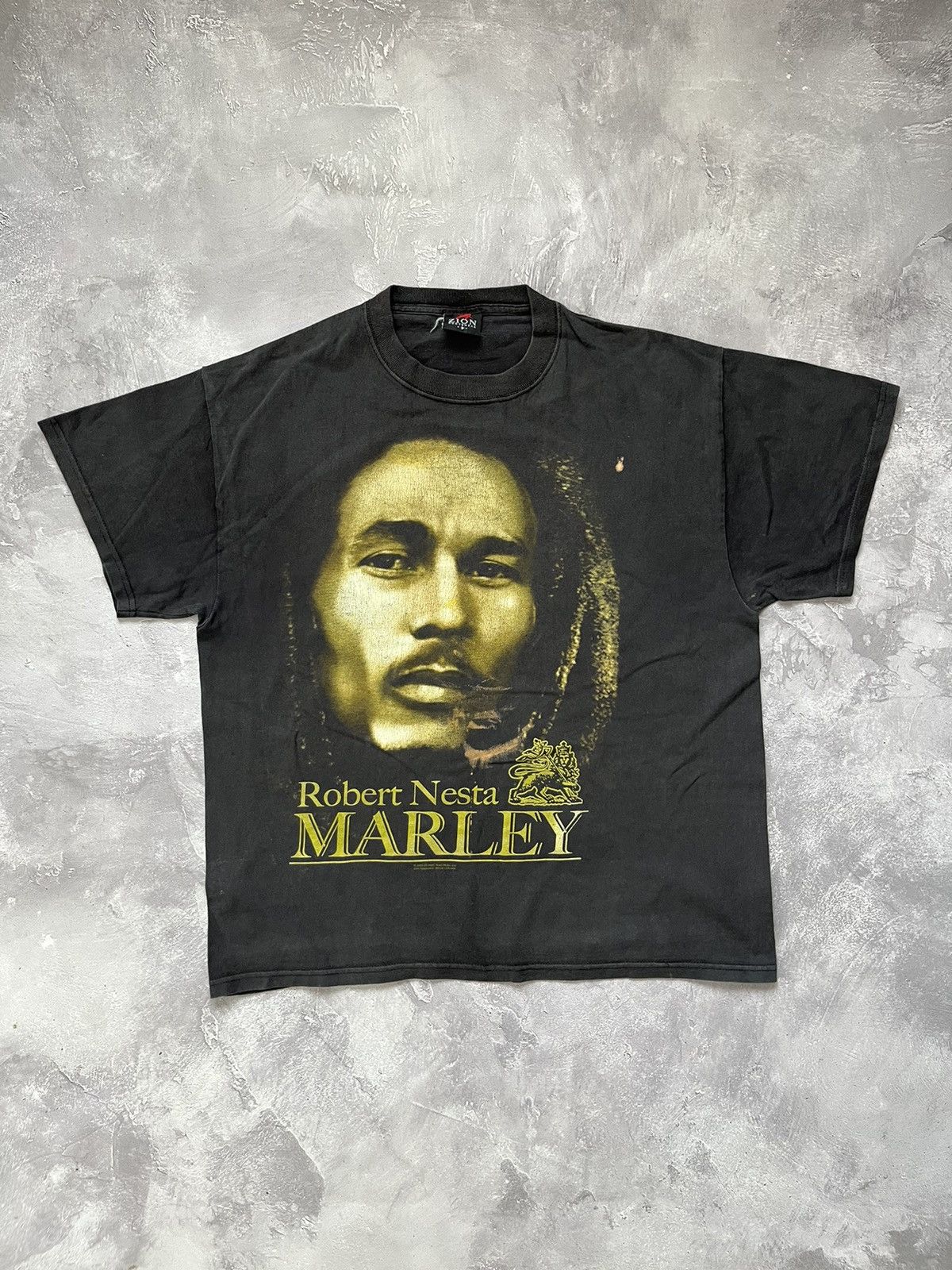 Band Tees VINTAGE 00S BOB MARLEYl FADED BLACK ZION T-SHIRT TEE 2005 Size US L / EU 52-54 / 3 - 1 Thumbnail