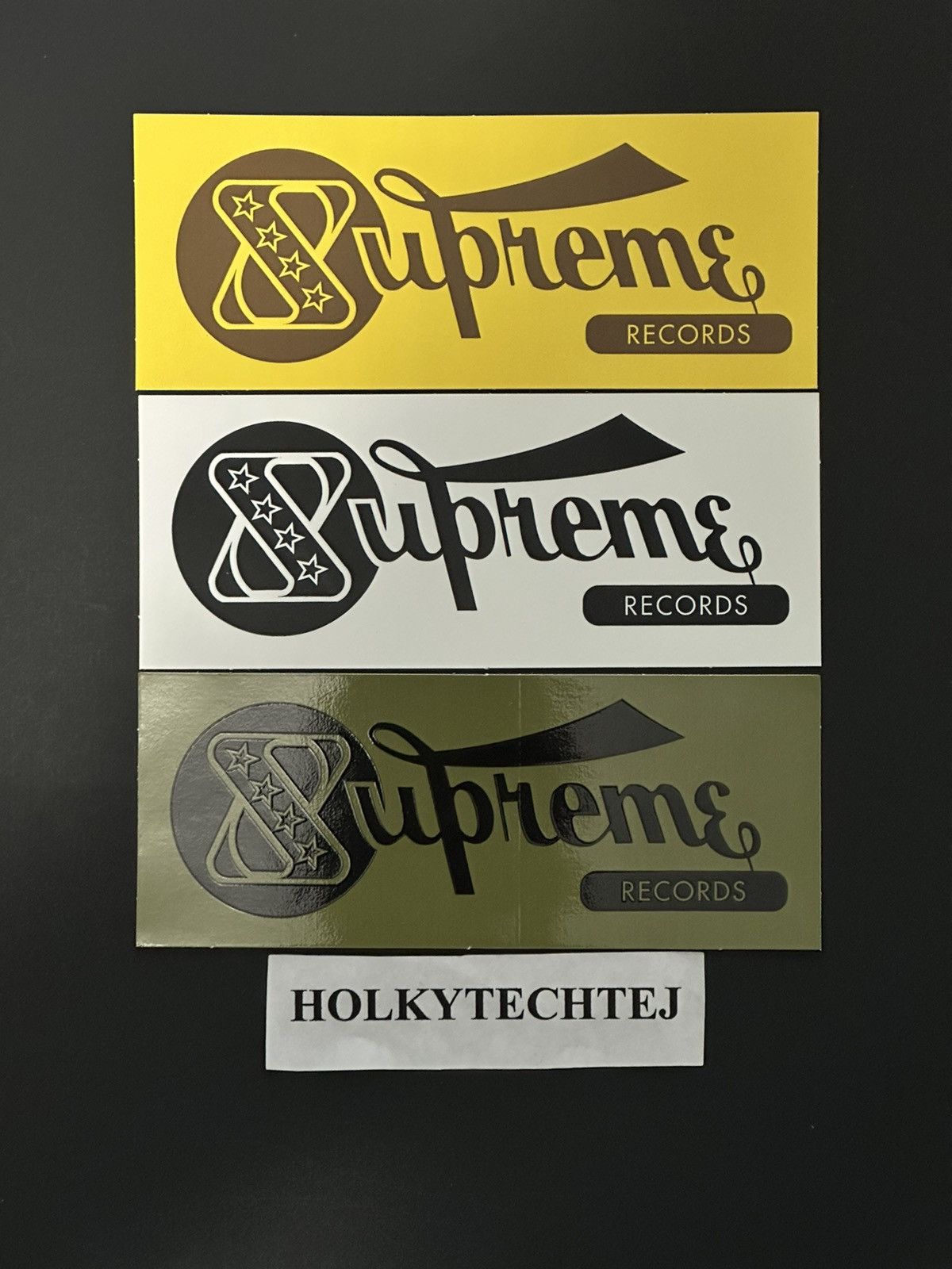 Supreme Supreme Records Sticker Set Size ONE SIZE - 1 Thumbnail