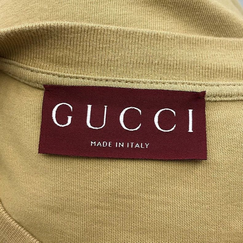 Gucci Gucci Camel logo letter short sleeves 2502-Nextarrow Size US L / EU 52-54 / 3 - 5 Thumbnail