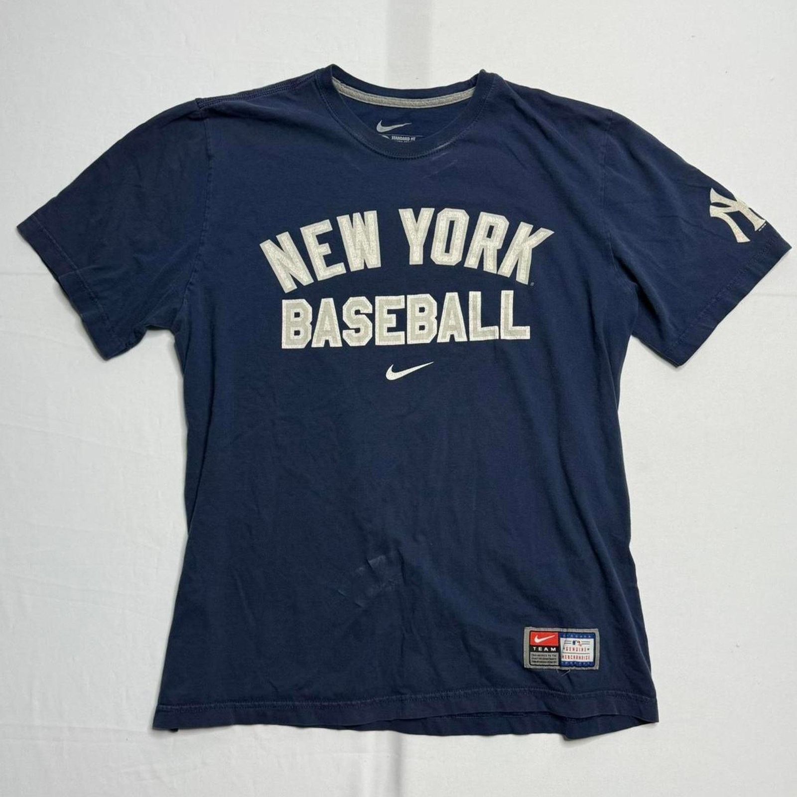 Nike Nike Navy Blue New York Yankees Baseball Tee Size XL Size US XL / EU 56 / 4 - 1 Thumbnail