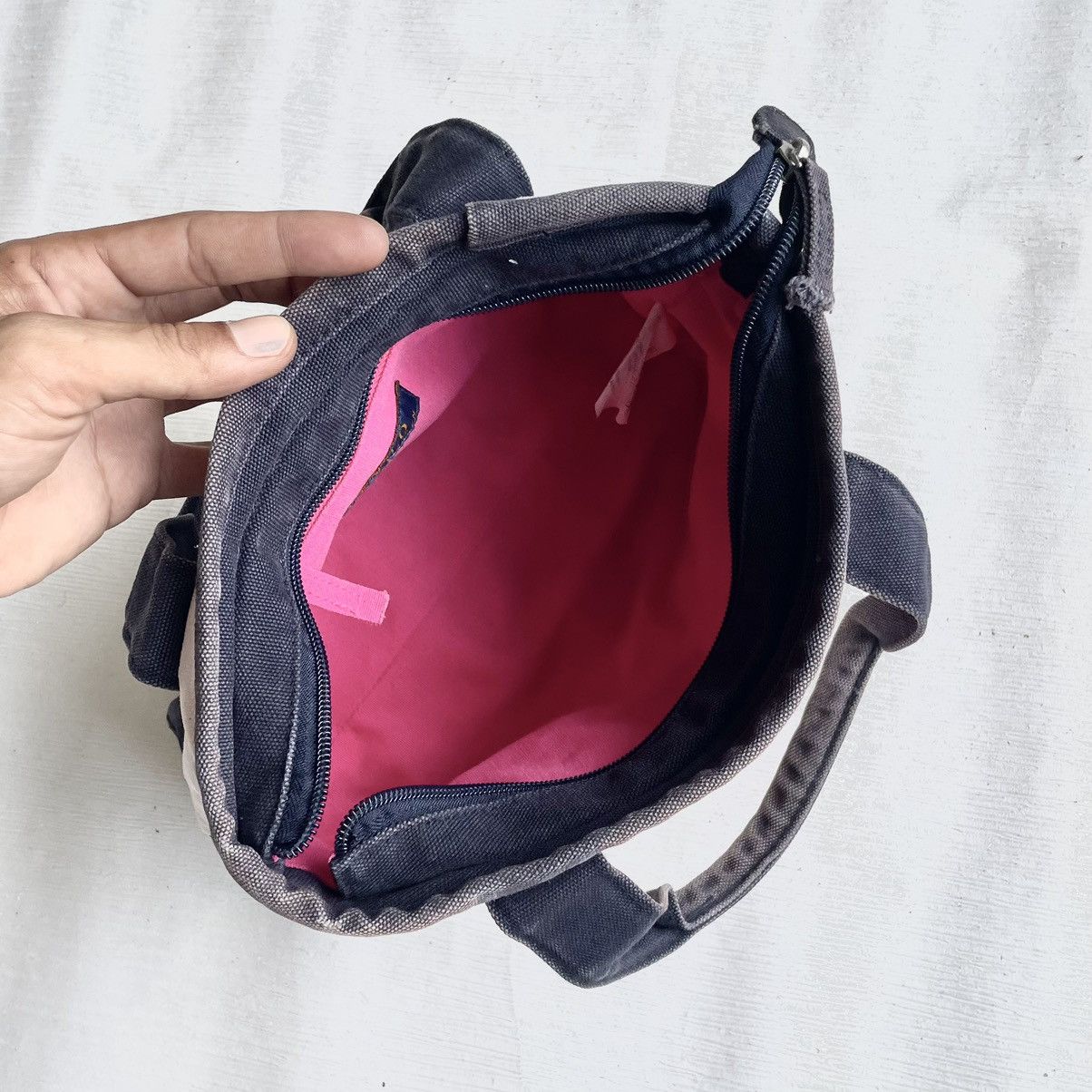 Canvas × Polo Ralph Lauren Polo Ralph Lauren Small Tote Bag Size ONE SIZE - 8 Thumbnail