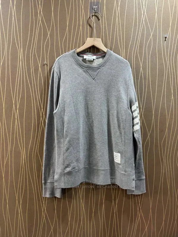 Thom Browne Thom Browne Gray Cotton Men's Sweatshirt . Size US M / EU 48-50 / 2 - 1 Thumbnail