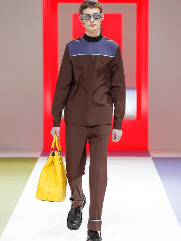 Prada Last drop! Prada shirt with ruffled bib runway FW20 Size US S / EU 44-46 / 1 - 5 Thumbnail
