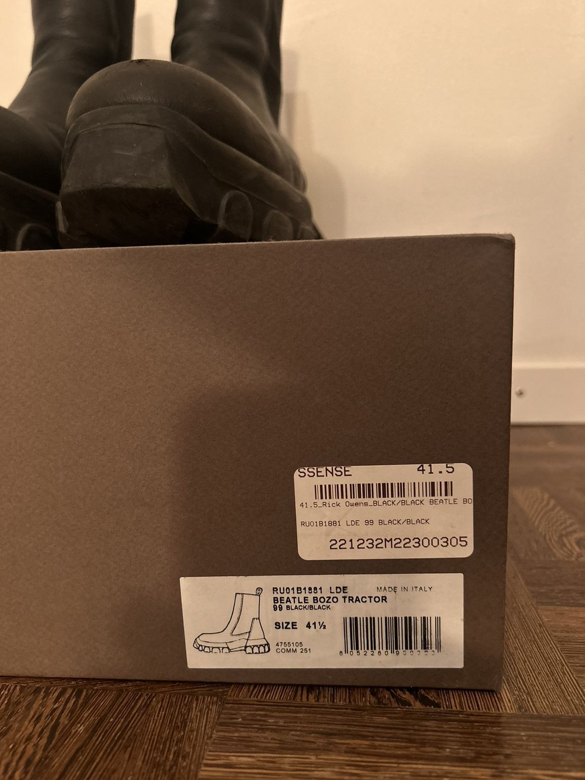Rick Owens Rick Owens Beatle Bozo Boots Black Size US 9 / EU 42 - 5 Thumbnail