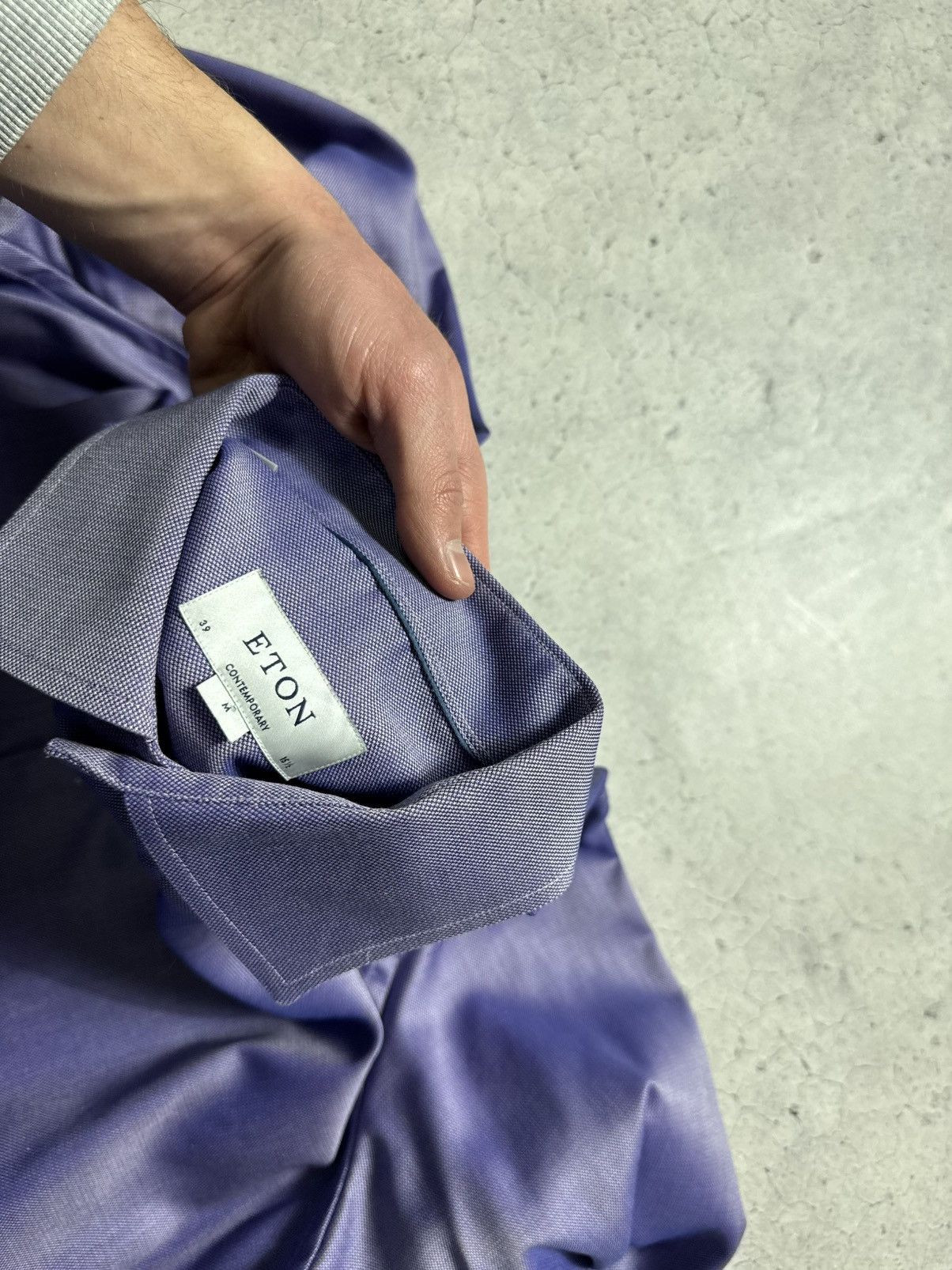 Eton Eton Luxury Button Up Purple Shirt Size M Size US M / EU 48-50 / 2 - 4 Thumbnail