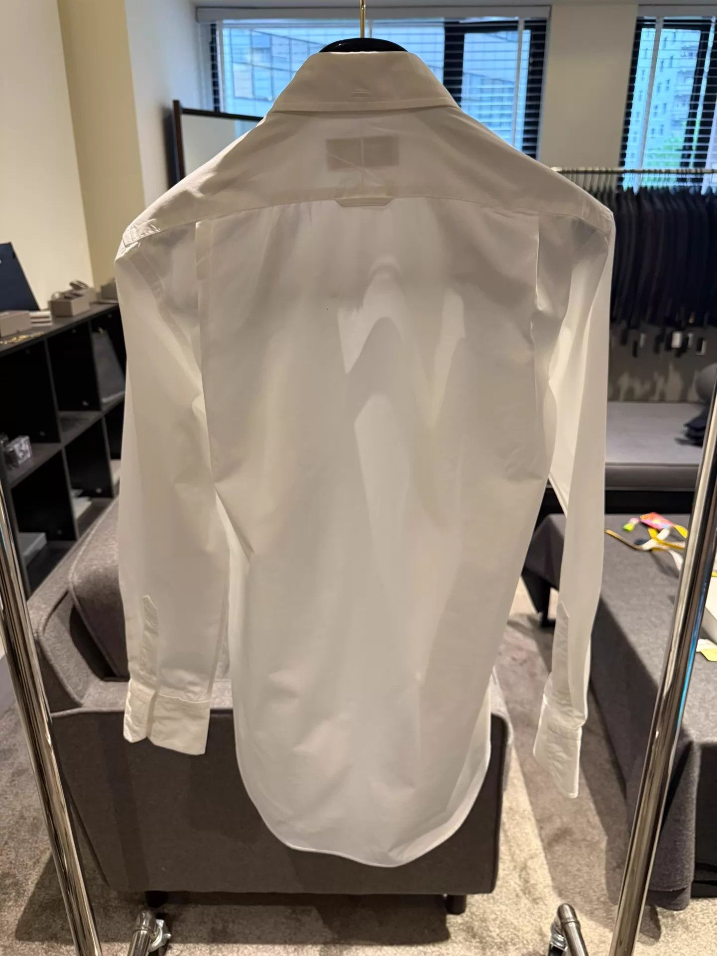 Thom Browne Thom Browne Color-Blocked Placket Poplin Shirt Size 2 Size US M / EU 48-50 / 2 - 2 Thumbnail