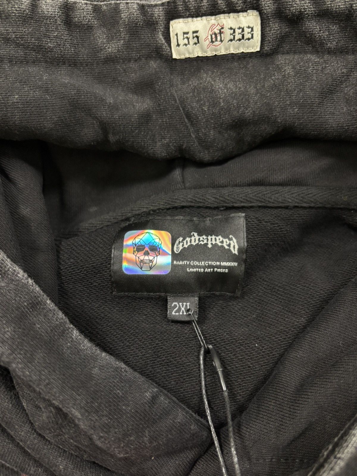 Godspeed Godspeed Pitstop Hoodie, Washed Black Size US XXL / EU 58 / 5 - 7 Thumbnail