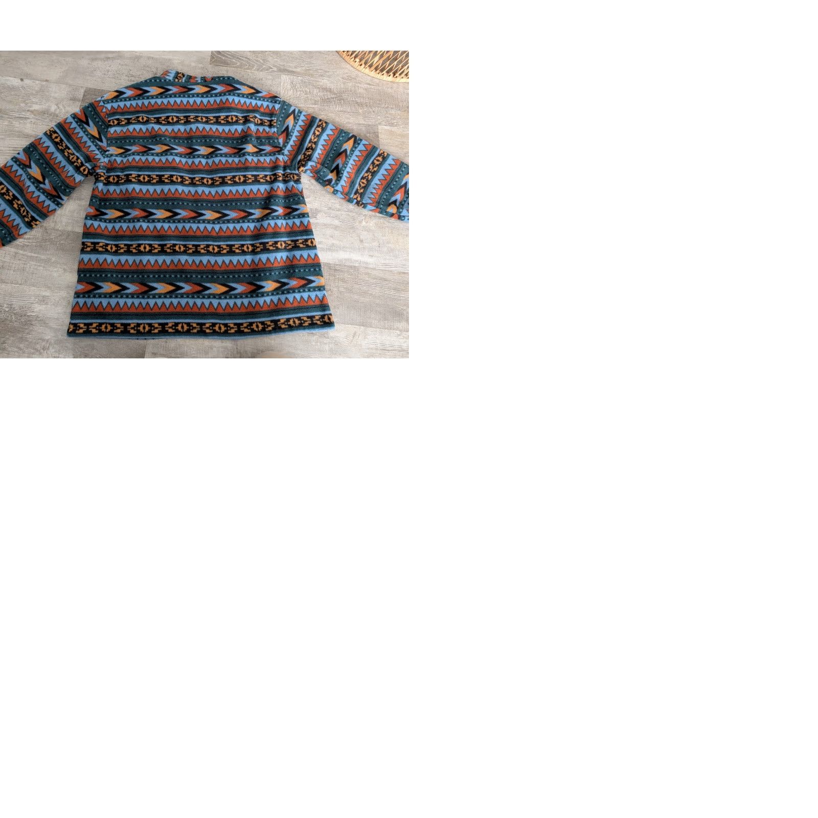 Vintage VINTAGE Guide Gear Mens Full Zip Aztec Southwest Print Sherpa Lined Collar Fleece Jacket XL Blue Mens 90s Southwestern Outdoor Hiking Walking Size US XL / EU 56 / 4 - 10 Thumbnail