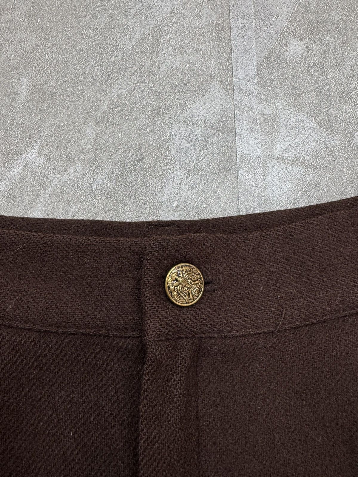Other Fundamental things wool brown pleated trousers pants Size 24" / US 00 / IT 34 - 7 Thumbnail