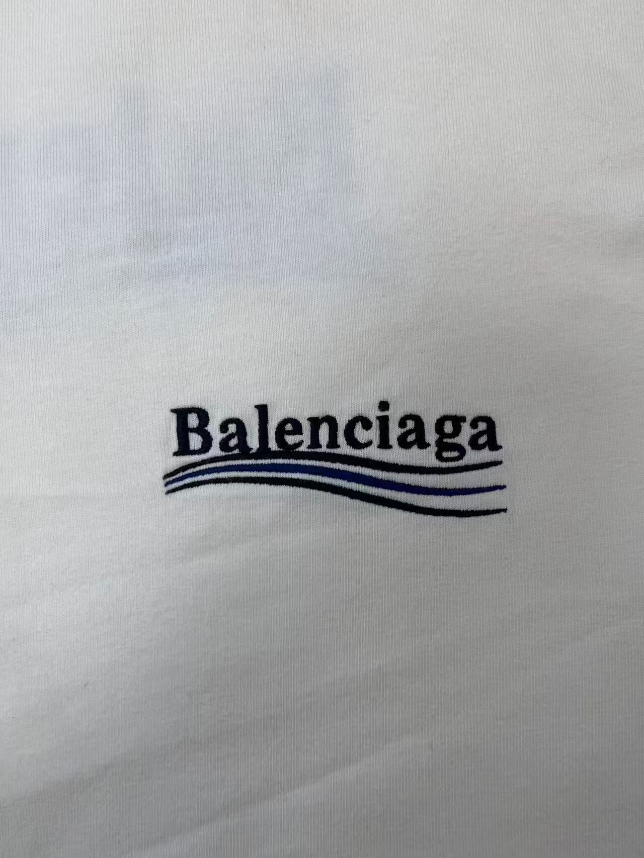 Balenciaga balenciaga beige graphic short sleeve t-shirt Size US XXS / EU 40 - 3 Thumbnail