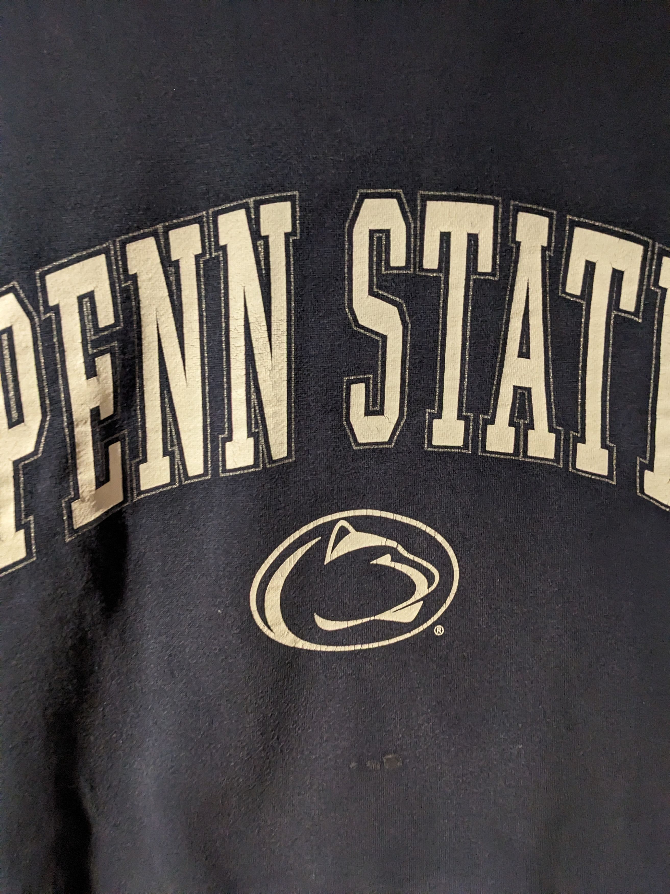 Soffe × Vintage Vintage 90s Penn State University Nittany Lion Sweatshirt Size US M / EU 48-50 / 2 - 2 Thumbnail