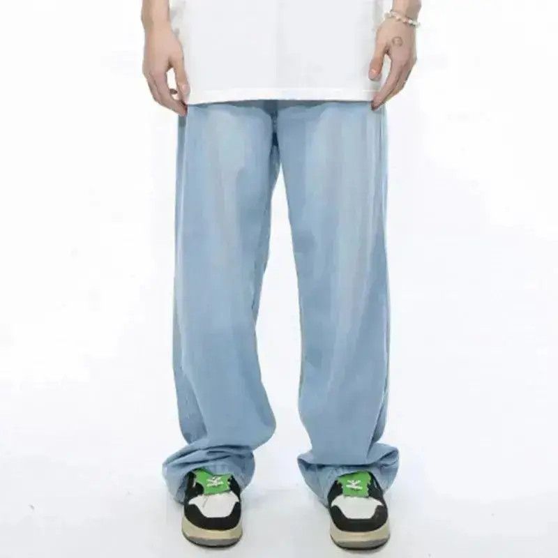 Japanese Brand Casual loose straight leg jeans Size US 32 / EU 48 - 2 Thumbnail