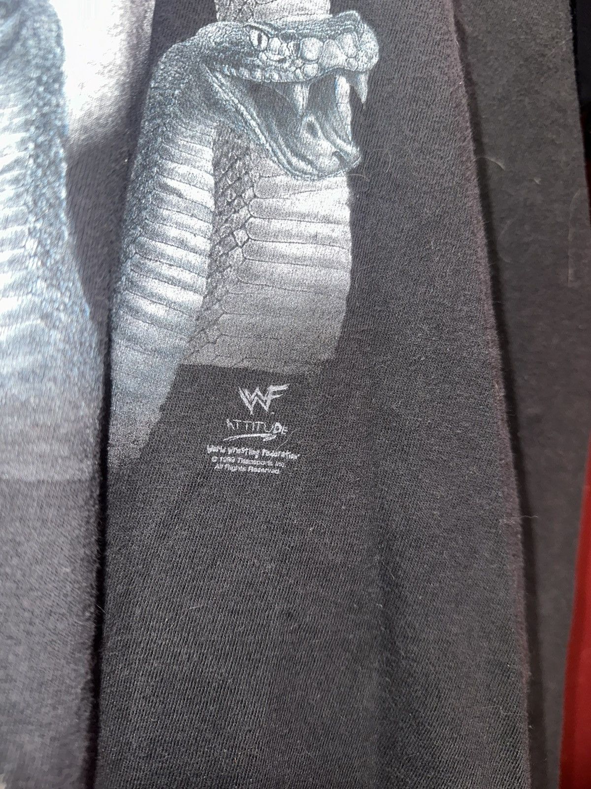 Vintage × WWF Vintage Stone Cold Steve Austin Tshirt WWF Rattlesnake Grail Size US XL / EU 56 / 4 - 2 Thumbnail