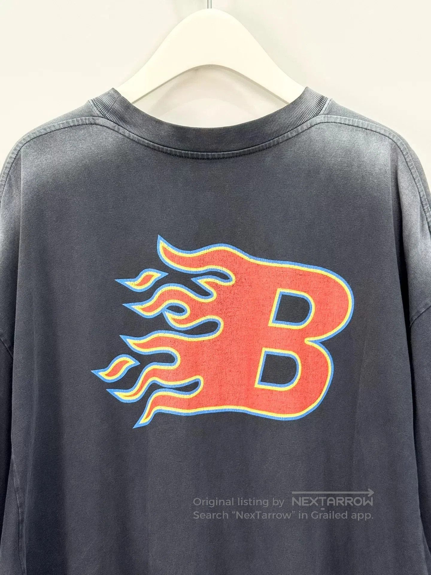 Balenciaga vintage balenciaga flame print tee. Size US XS / EU 42 / 0 - 5 Thumbnail