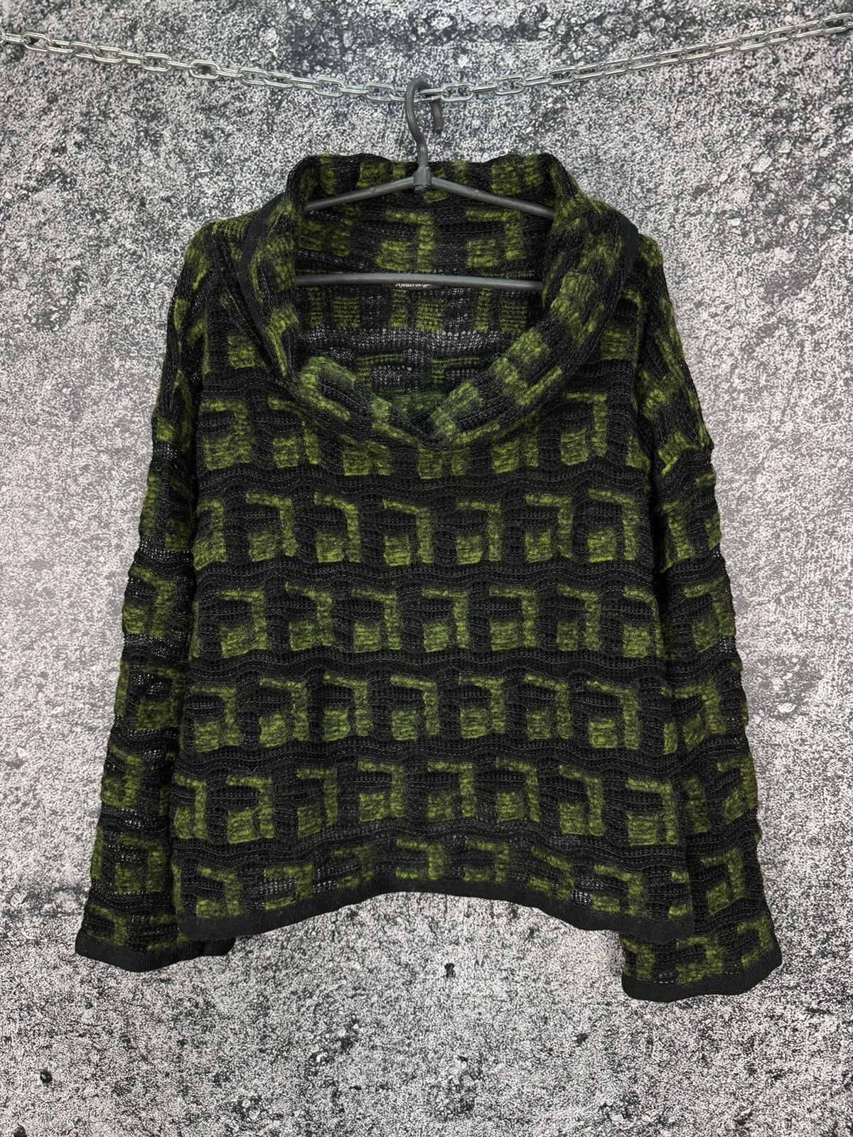 Other Niederberger Wool Sweater Geometric Pattern Cowl Neck Size M Size ONE SIZE - 1 Thumbnail