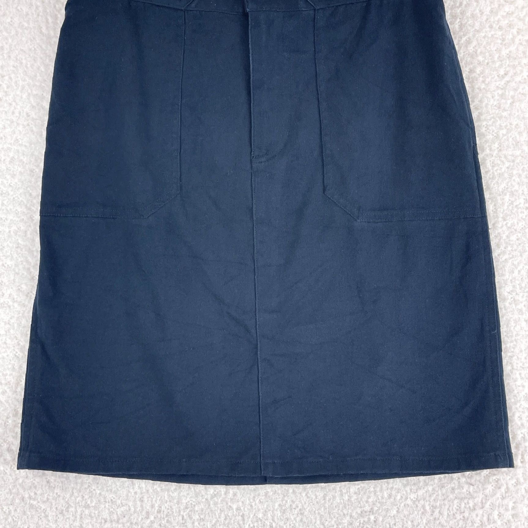 Ralph Lauren Lauren Ralph Lauren Black A-Line Knee Length Skirt Womens Size 4 Cotton Spandex Size 27" / US 4 / IT 40 - 3 Thumbnail
