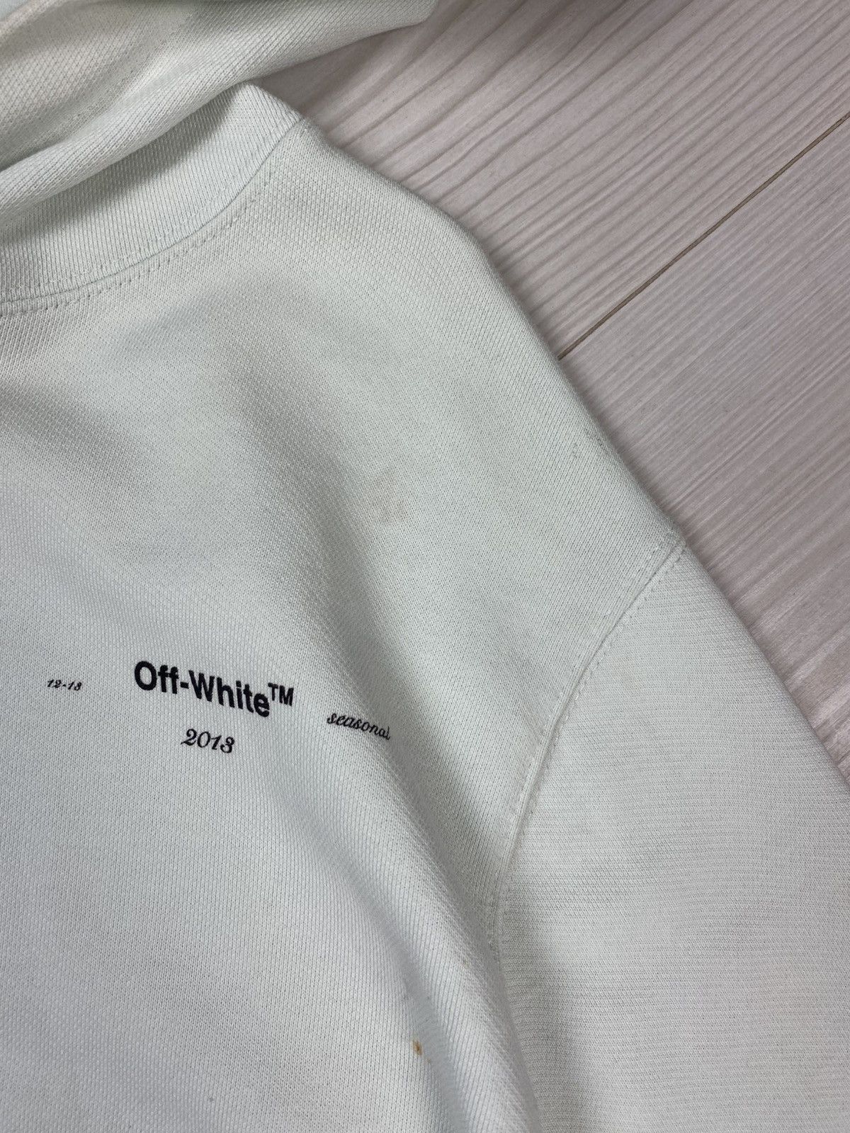 Off-White RARE Off white mint seaweed oversized hoodie y2k Size US XS / EU 42 / 0 - 12 Thumbnail