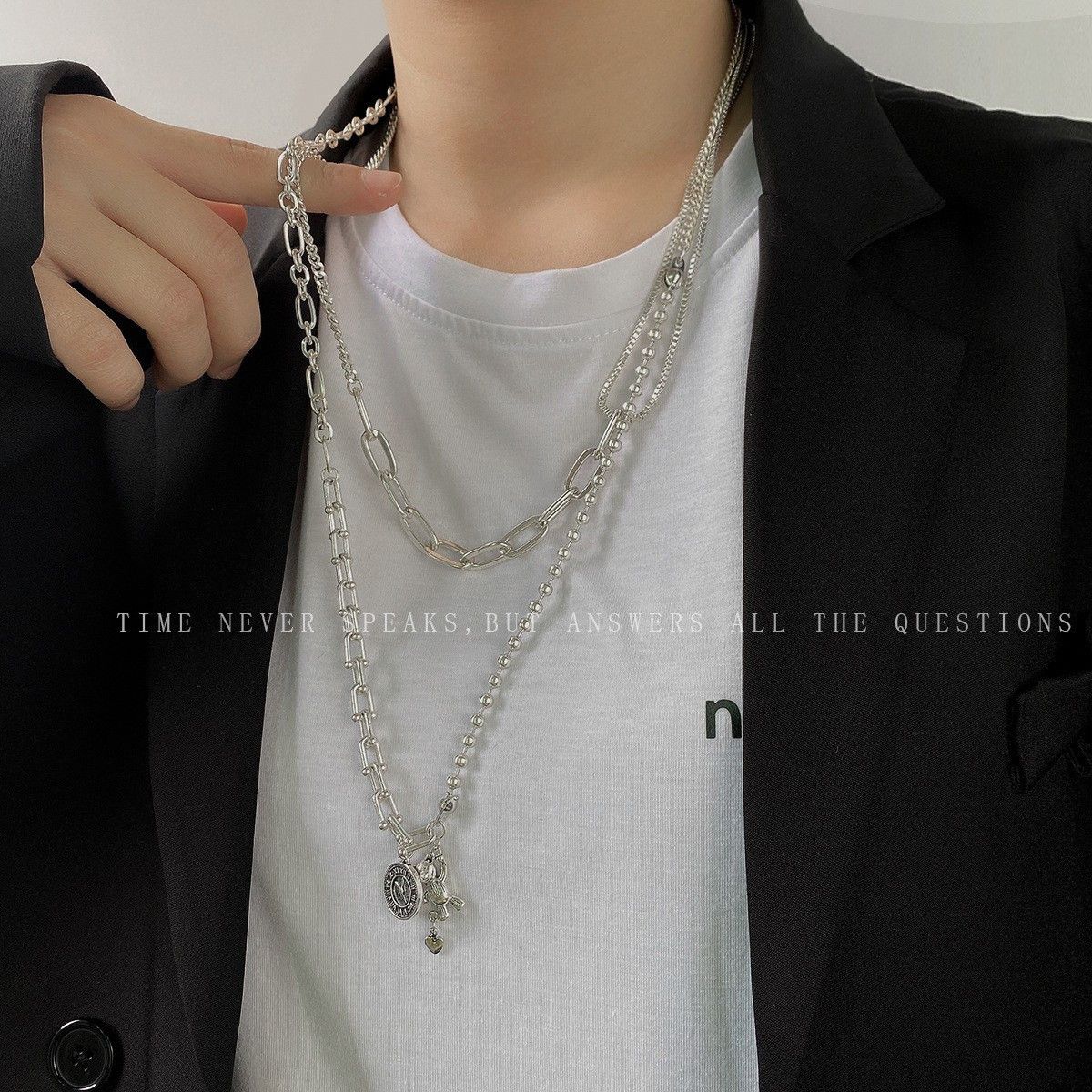 Other Retro STEAL! Y2K Chains Necklace Chain Size ONE SIZE - 2 Thumbnail