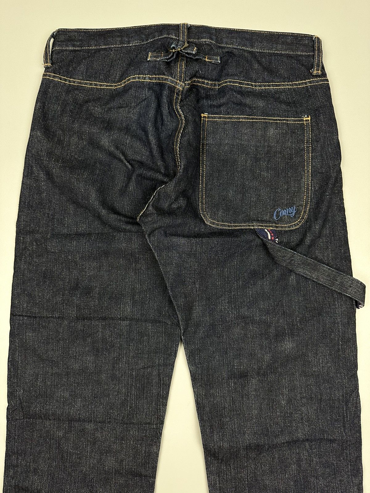 Japanese Brand Vintage Community.Co Native Double Knees Buckle Back Denim Size US 33 - 5 Thumbnail