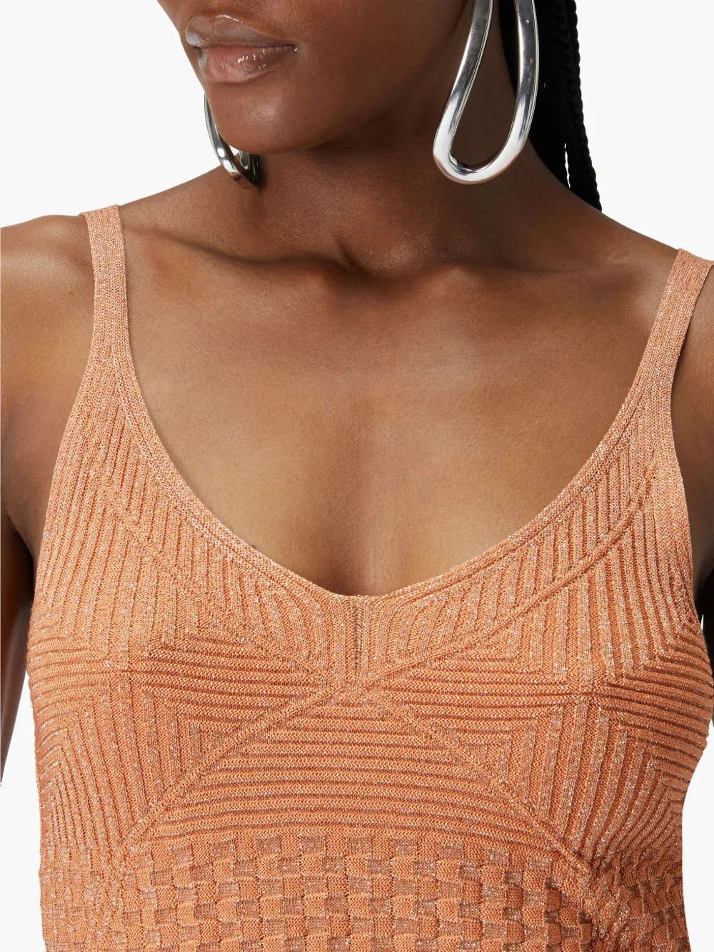 Missoni o1mle0425 Tank Top in Orange Size S / US 4 / IT 40 - 3 Thumbnail