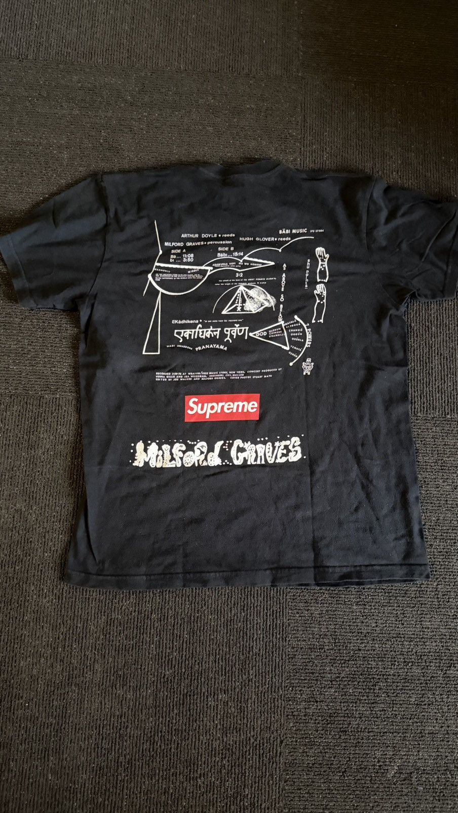 Supreme Supreme milford graves tee (black) (M) Size US M / EU 48-50 / 2 - 4 Thumbnail