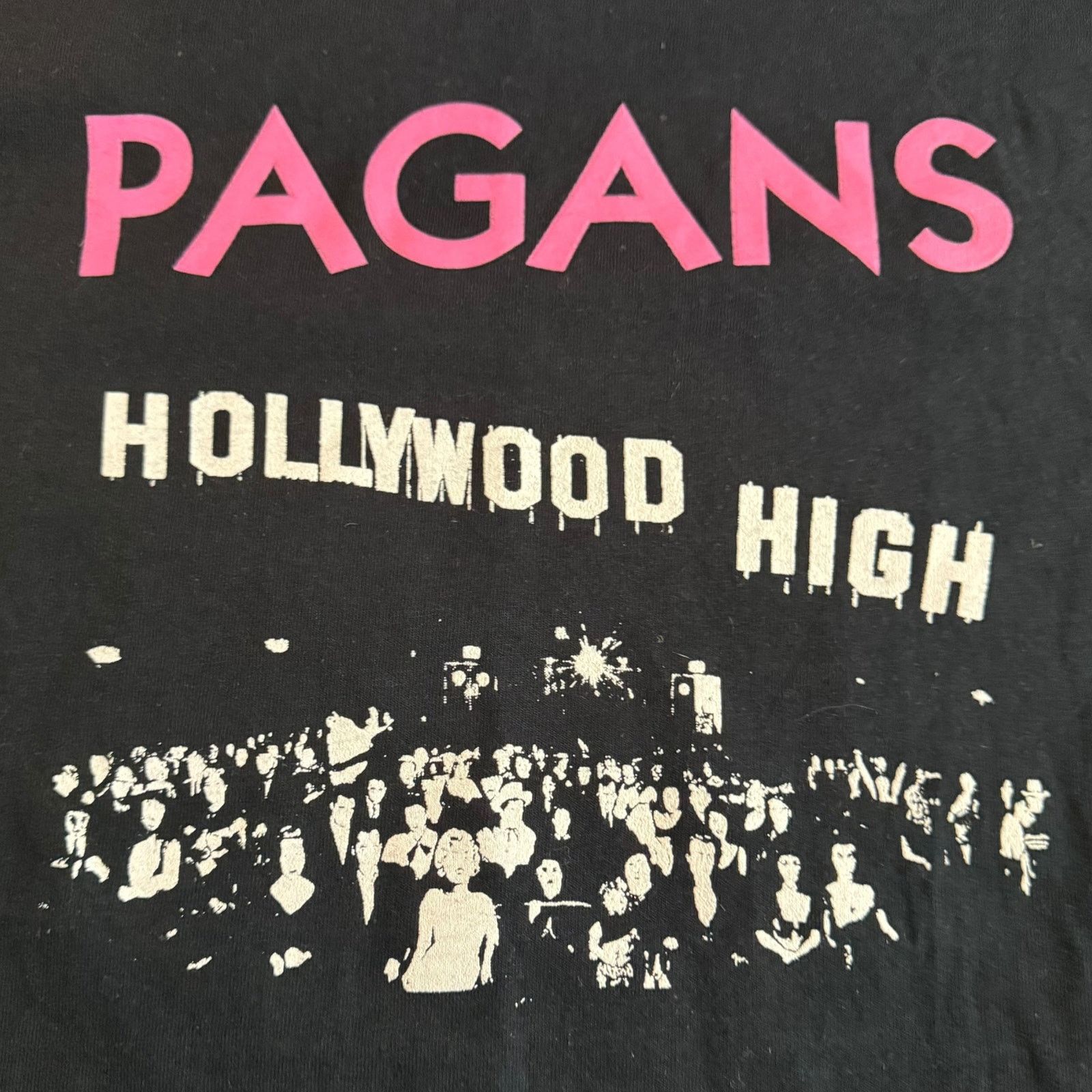 Band Tees Pagans Band Hollywood High T-Shirt Size L Mike Hudson Size US L / EU 52-54 / 3 - 2 Thumbnail